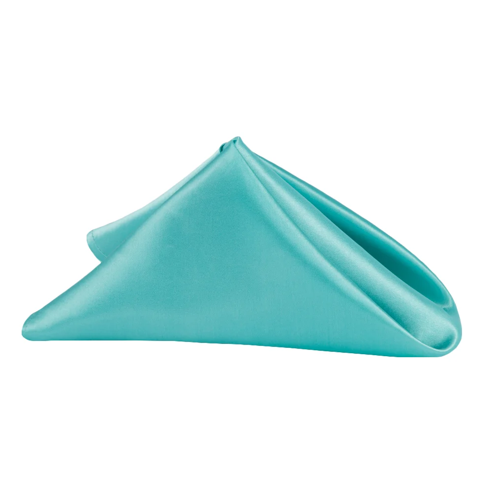 Satin Napkin 20"x20" - Light Turquoise
