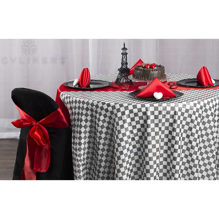 Satin Napkin 20"x20" - Red - Image 2