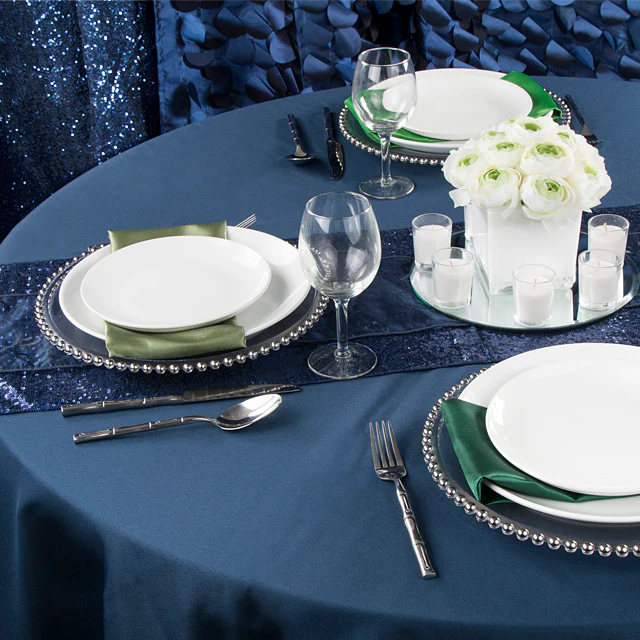 Satin Napkin 20"x20" - Willow Green - Image 2