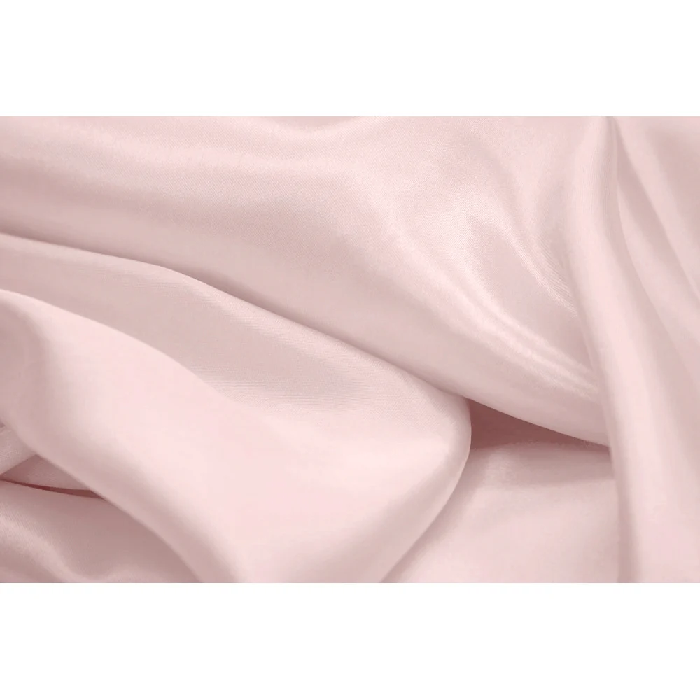 Satin Rectangular 90"x132" Tablecloth - Pastel Pink - Image 2