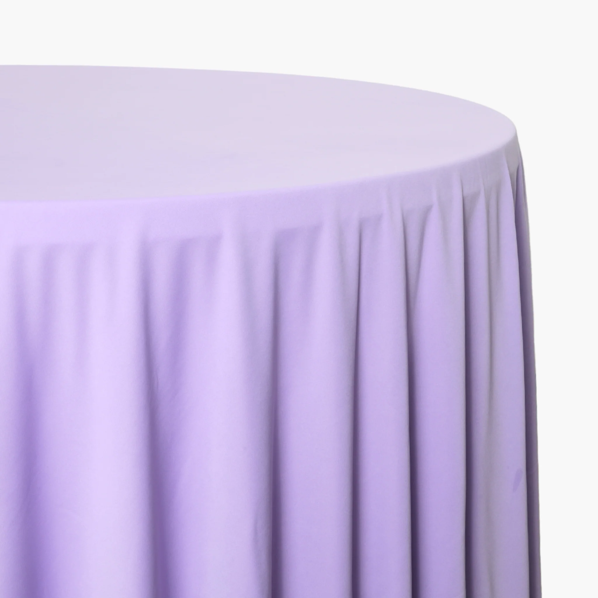 Scuba 108" Round Tablecloth - Lavender - Image 2
