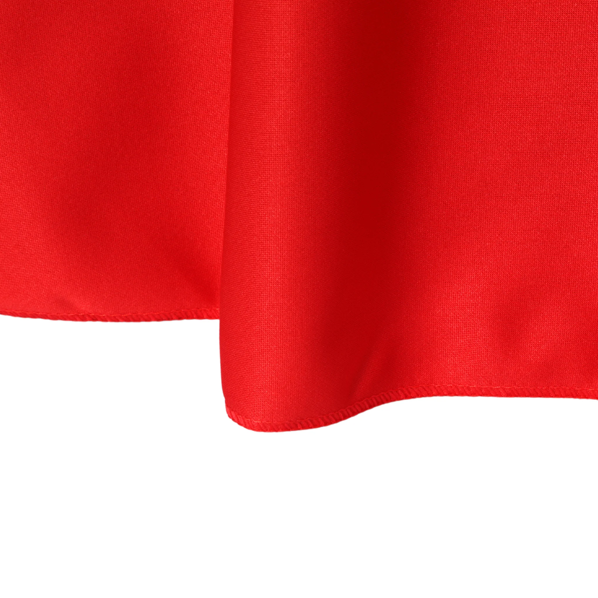 Scuba 120" Round Tablecloth - Red - Image 3