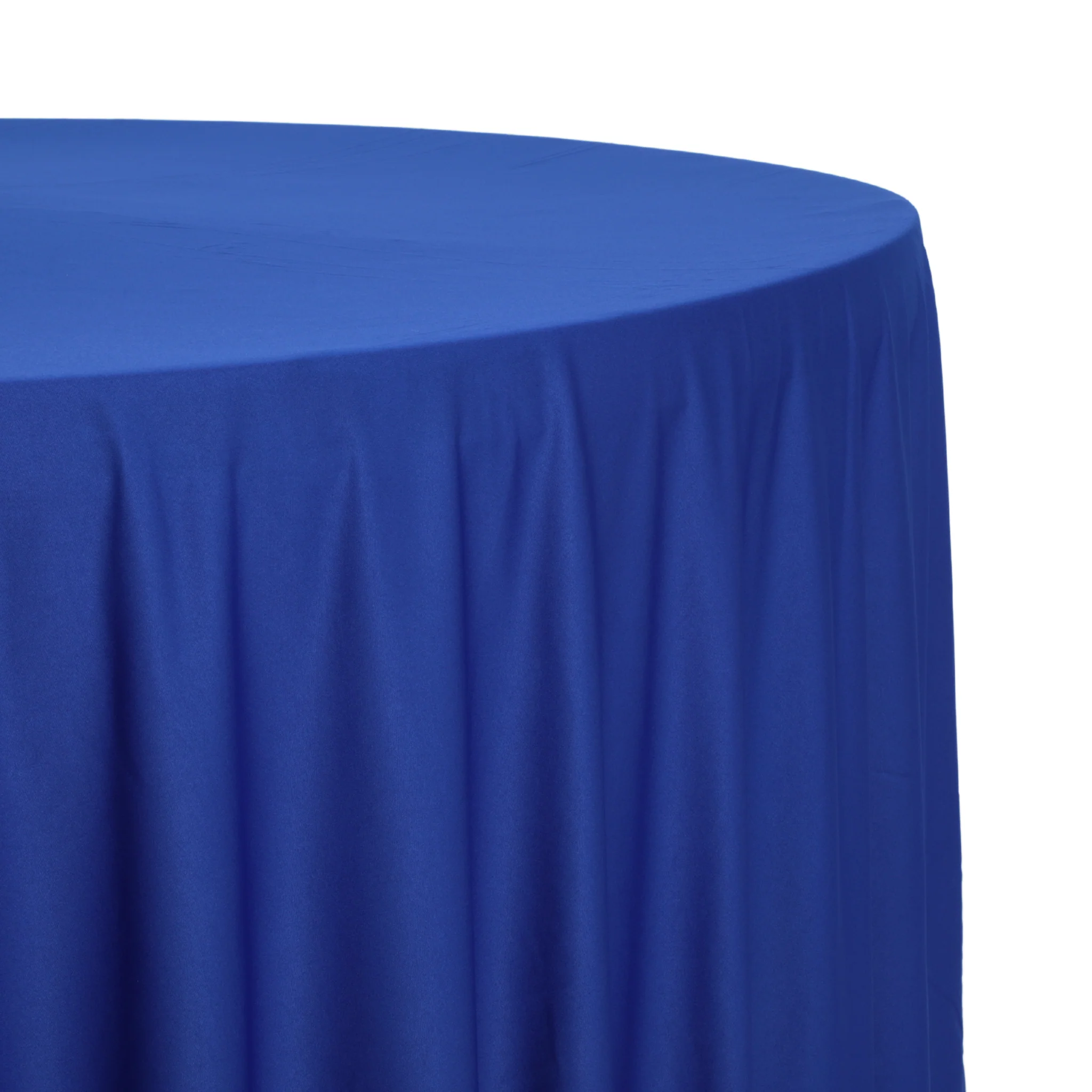 Scuba 120" Round Tablecloth - Royal Blue - Image 2