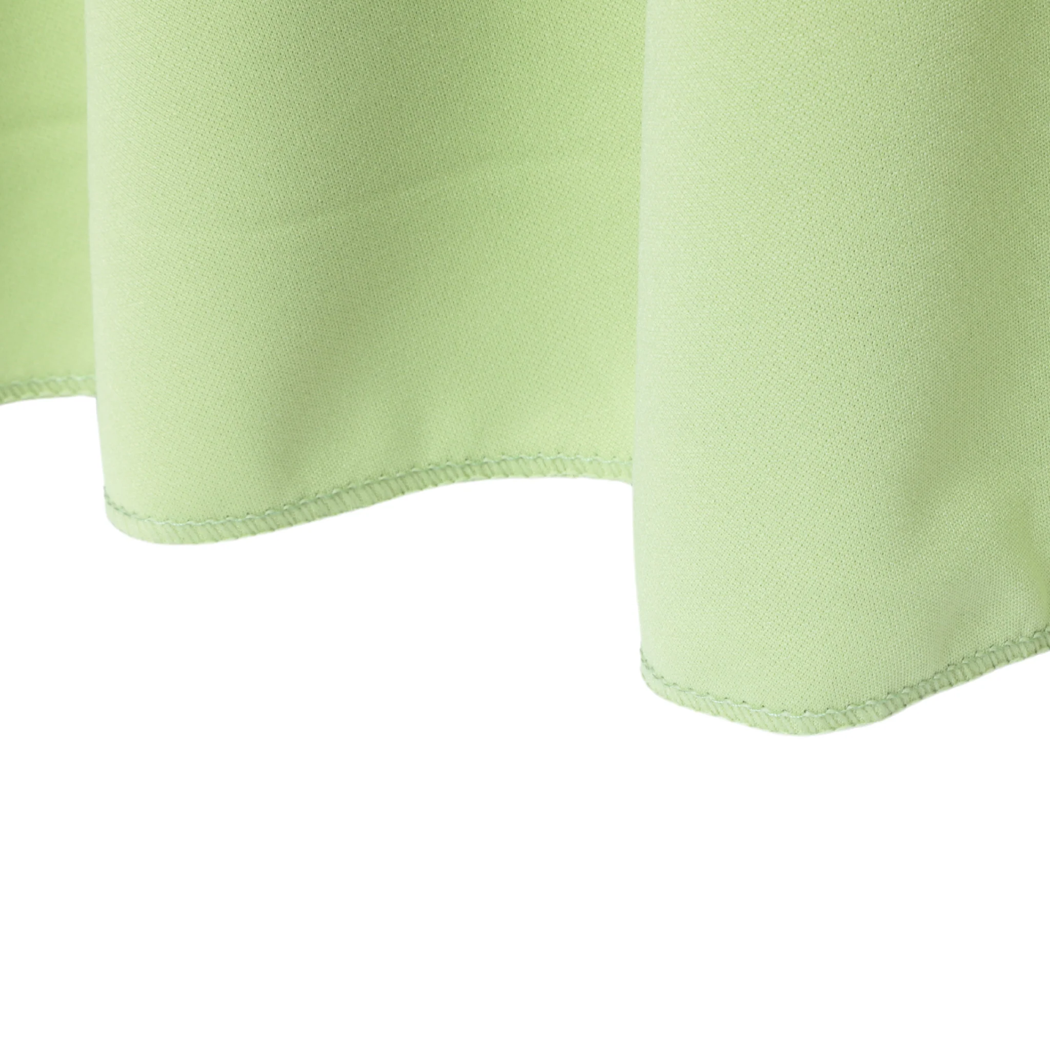 Scuba 120" Round Tablecloth - Sage Green - Image 3