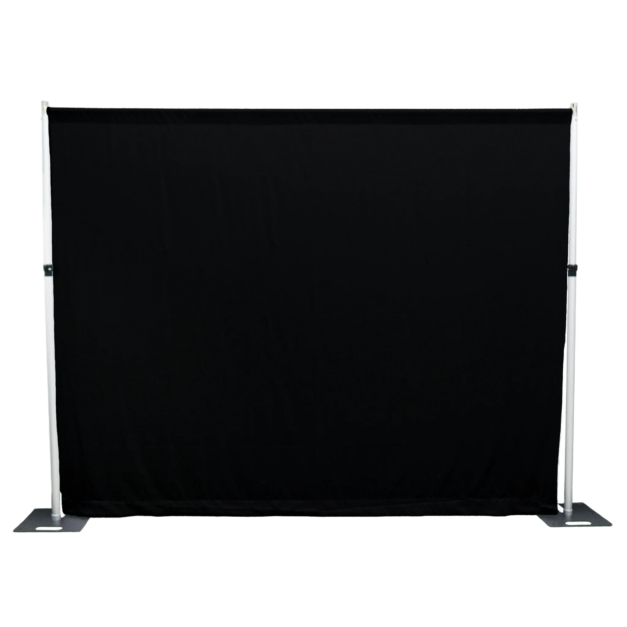 Scuba 8ft H x 118" W Drape/Backdrop Curtain Panel Flame Retardant (FR) - Black - Image 2