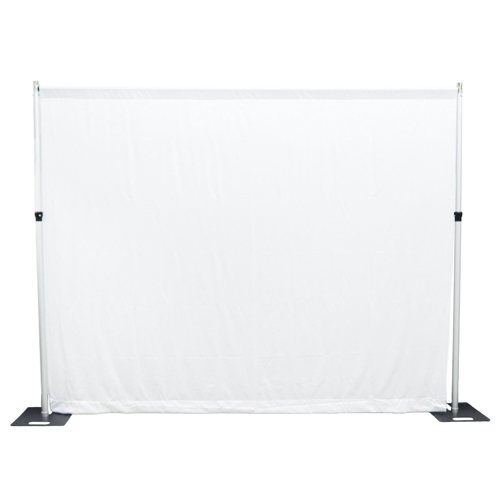 Scuba 8ft H x 118" W Drape/Backdrop Curtain Panel Flame Retardant (FR) - White - Image 2