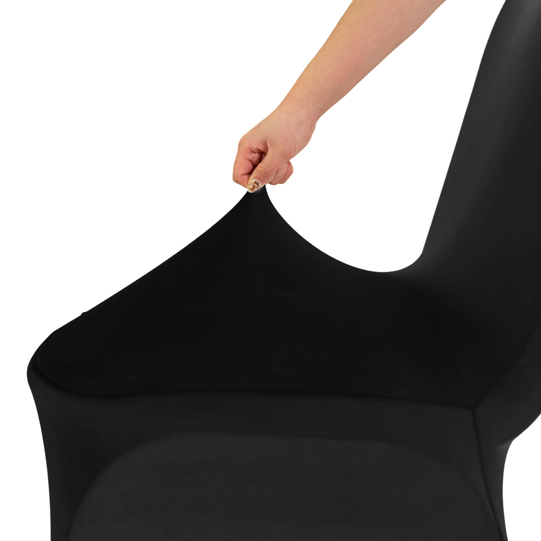 Scuba Banquet Chair Cover - Black - Image 4