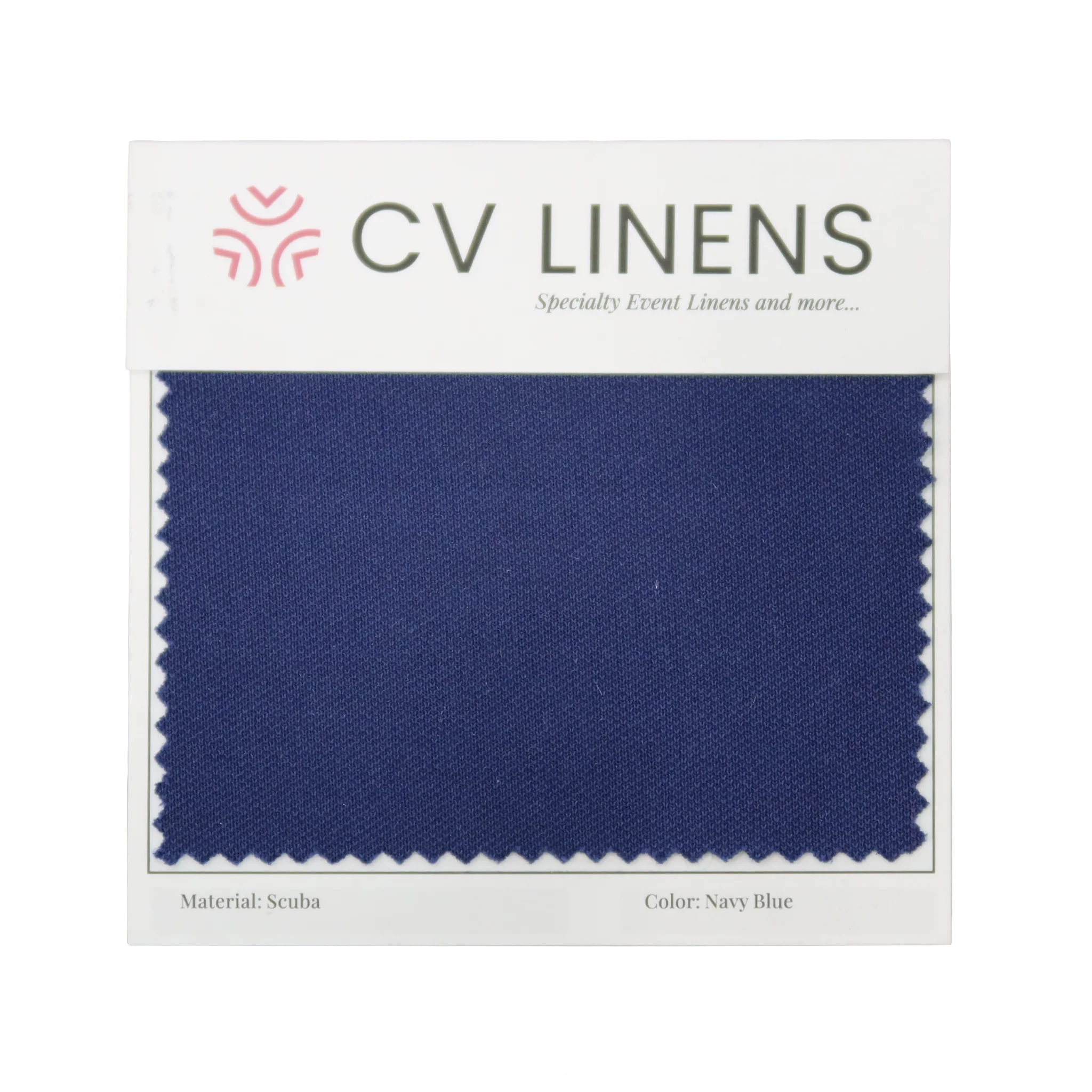 Scuba Swatch Card - Navy Blue