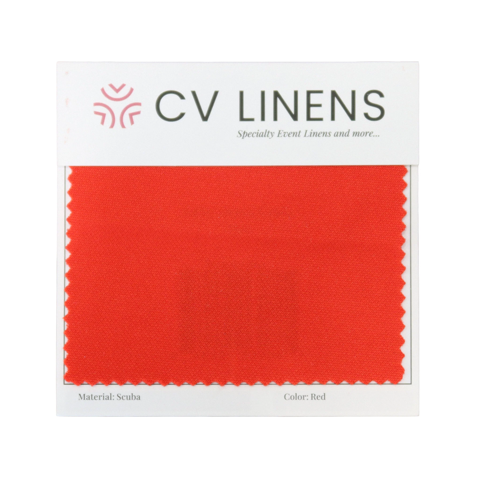 Scuba Swatch Card - Red