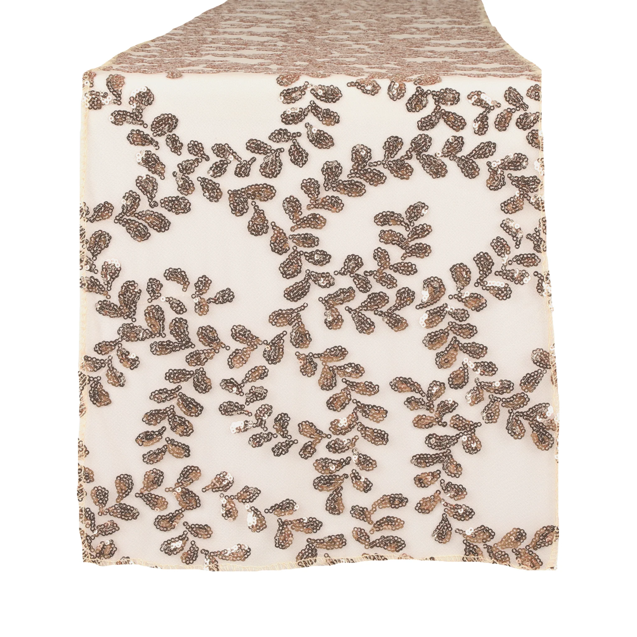 Sequin Vine Table Runner - Blush/Rose Gold - Image 7