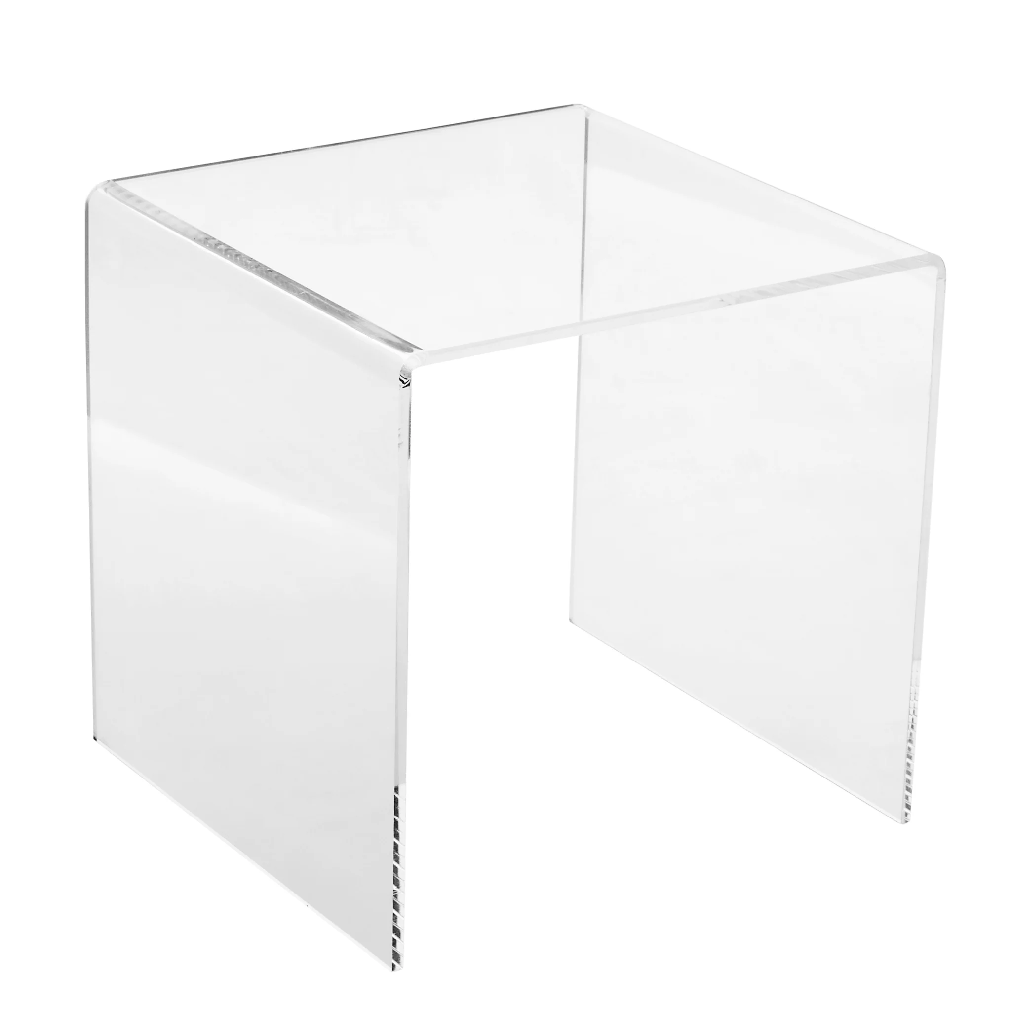 Set of 3 Acrylic Riser Display Stands - Clear - Image 6