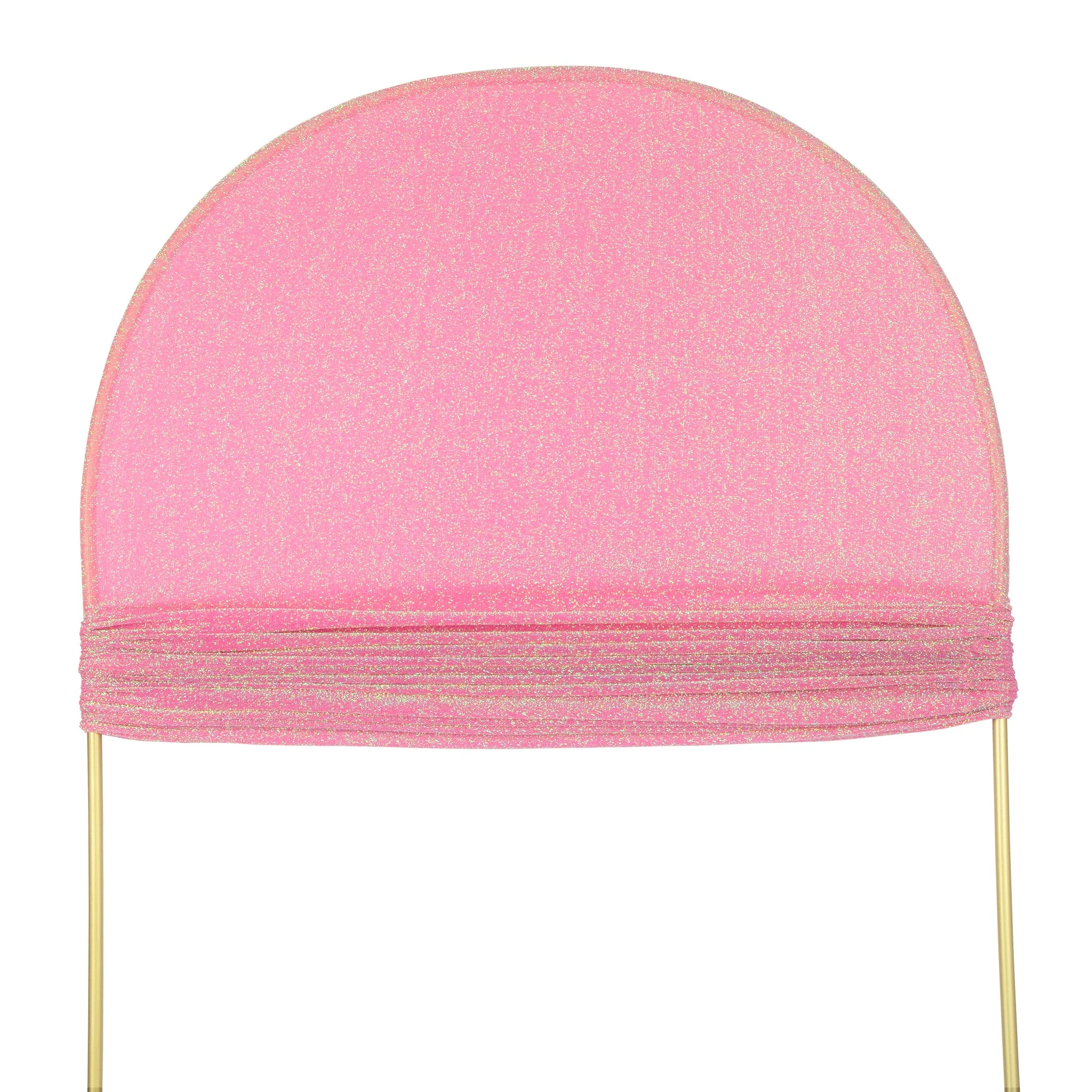 Shimmer Spandex Arch Covers for Chiara Frame Backdrop 3pc/set - Iridescent Pink - Image 3