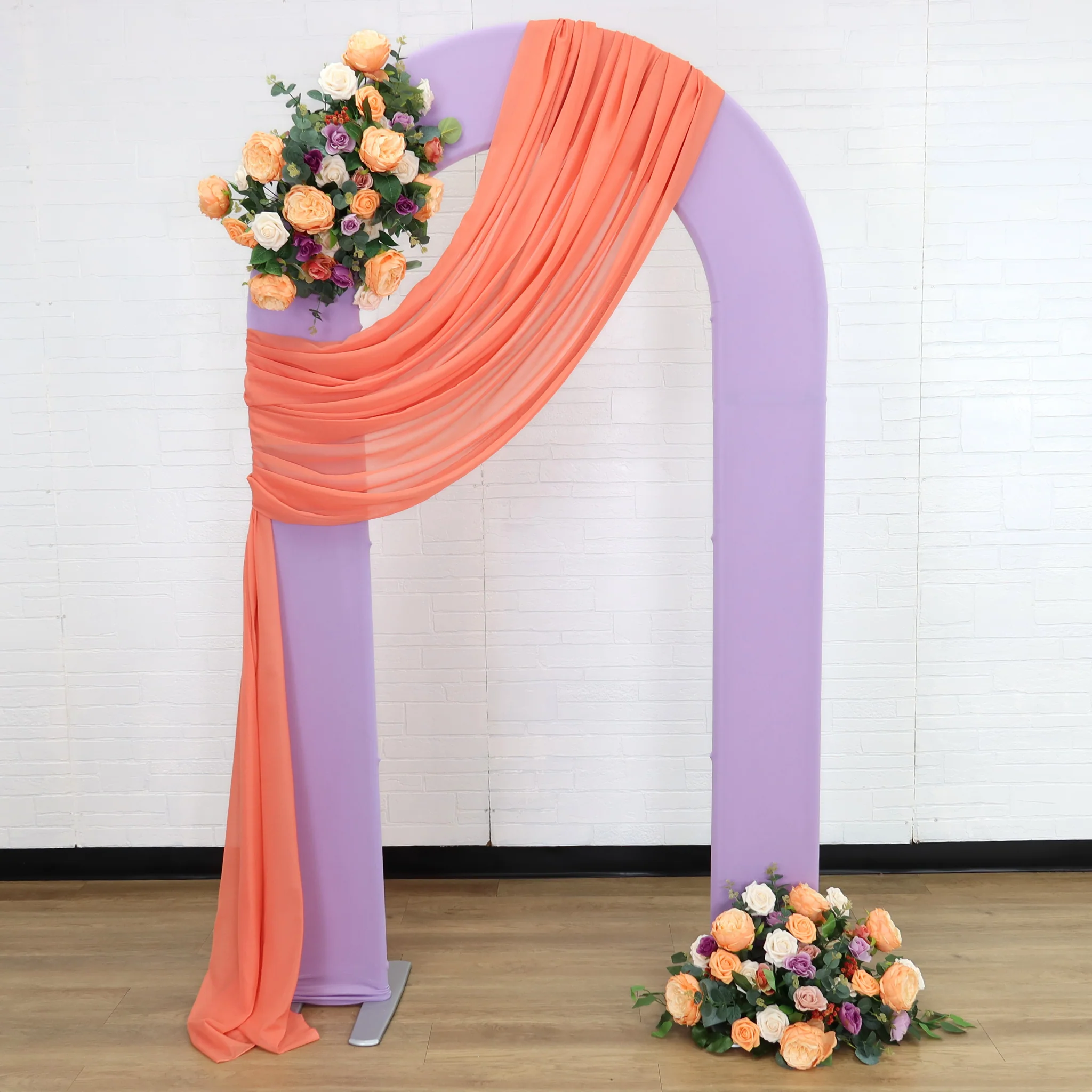 Silk Artificial Peony Flower Bush Bundle - Peach - Image 9
