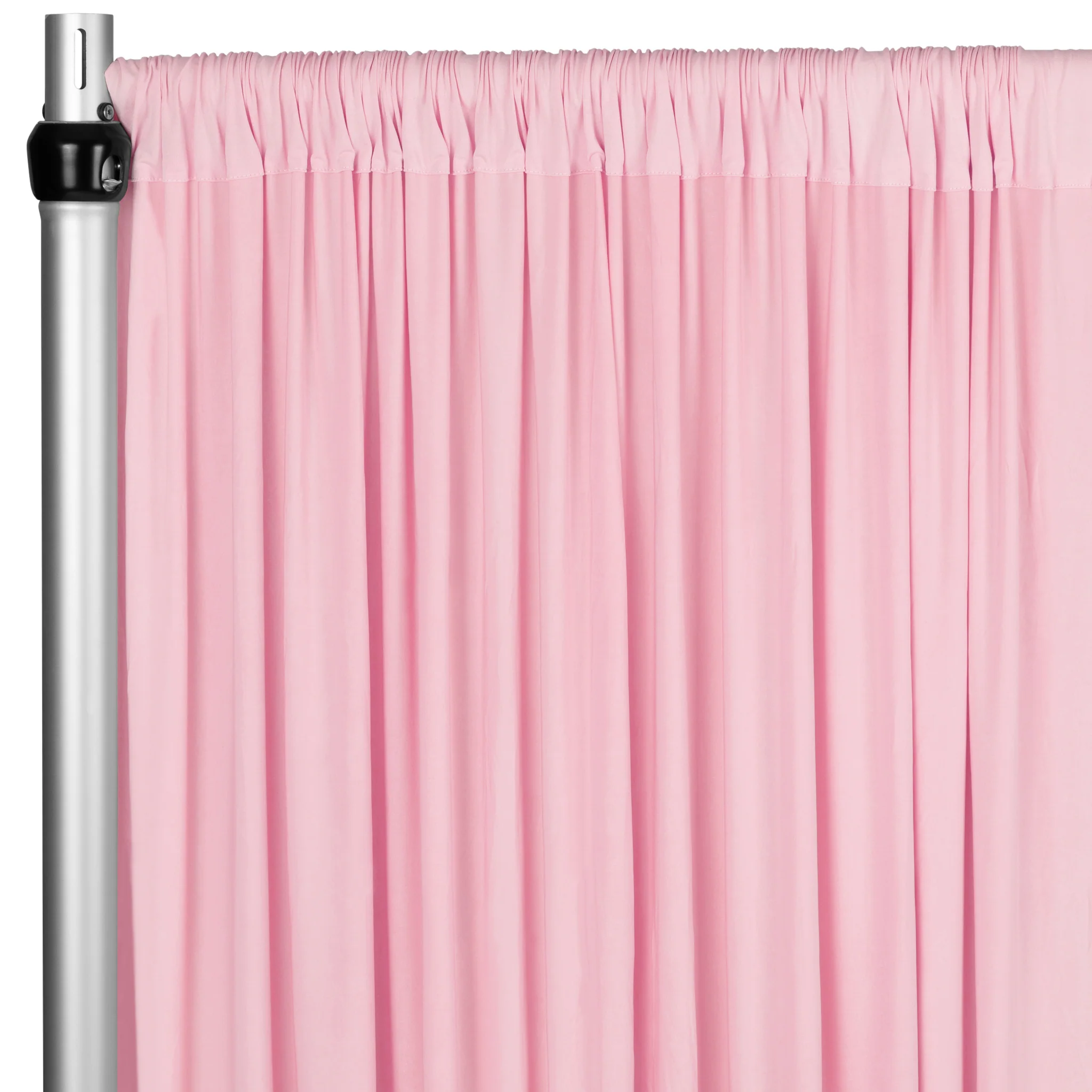 Spandex 4-way Stretch Drape Curtain 10ft H x 118" W - Pink