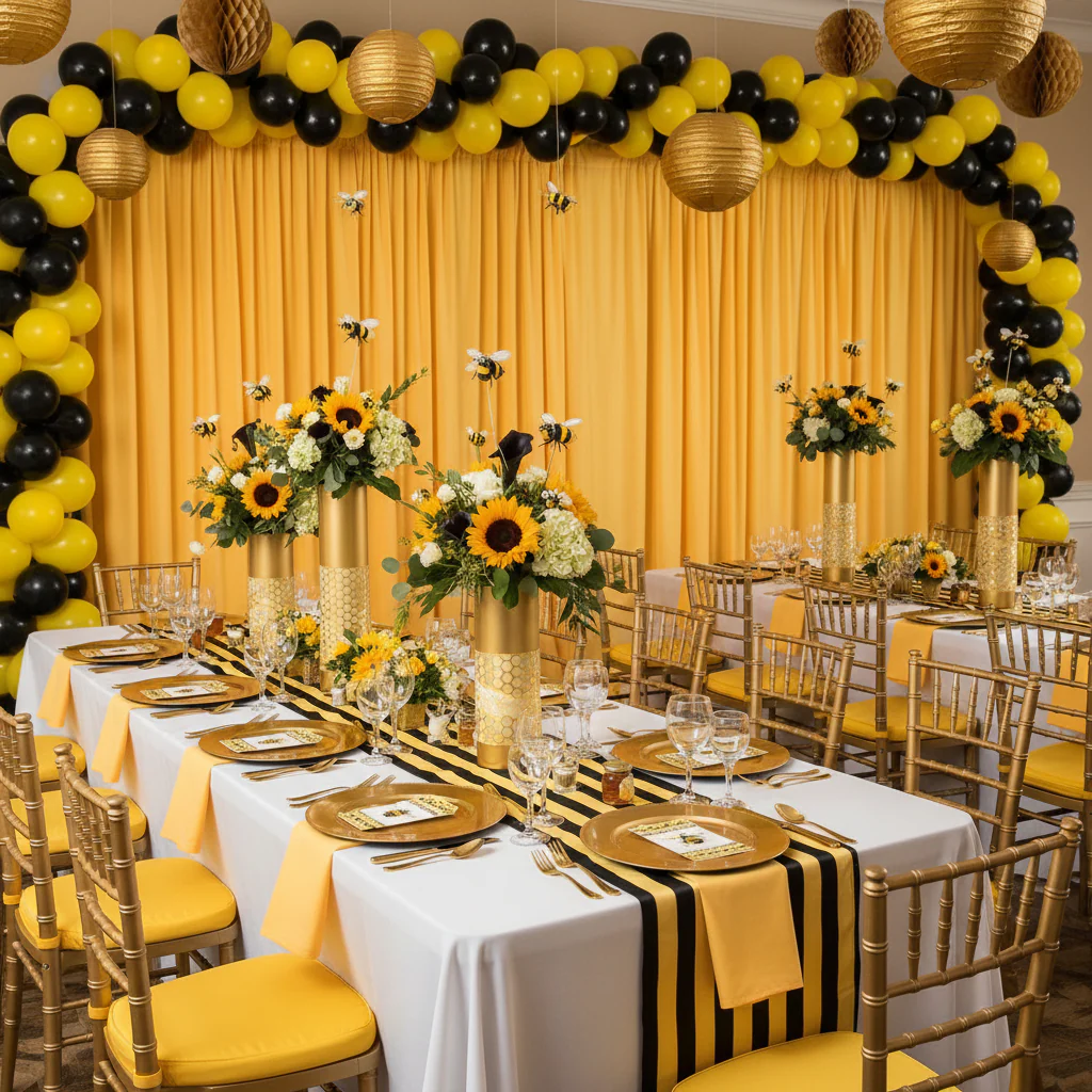 Spandex 4-way Stretch Drape Curtain 12ft H x 60" W - Canary Yellow - Image 3