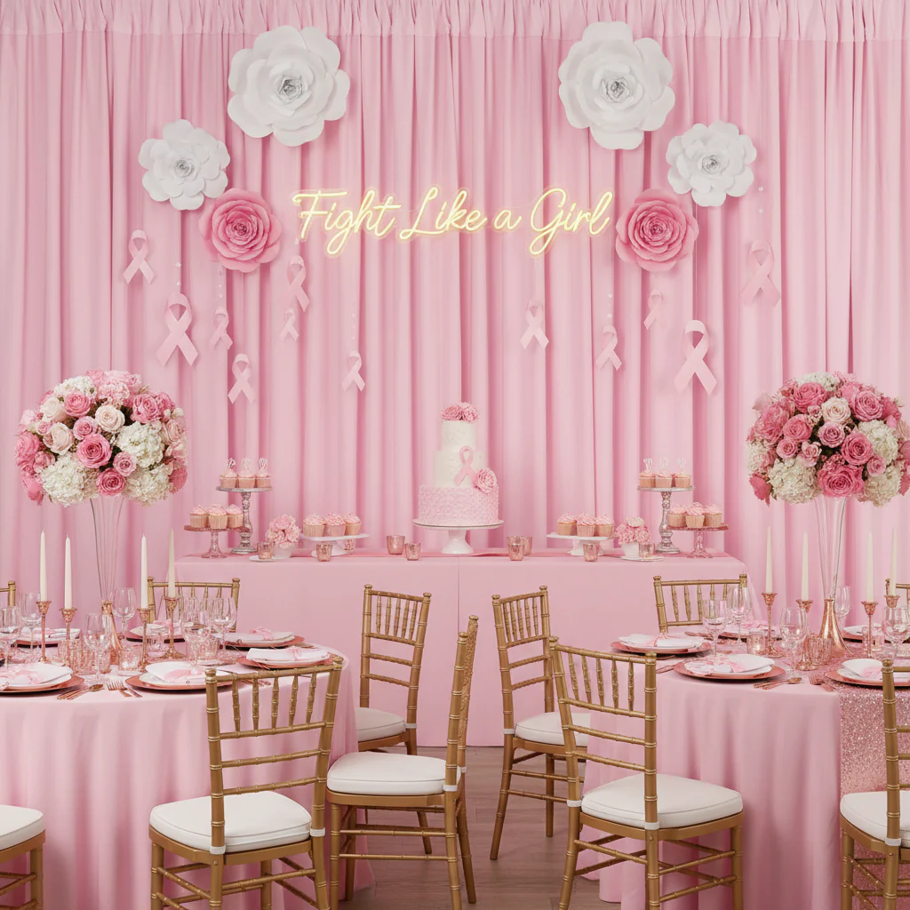 Spandex 4-way Stretch Drape Curtain 14ft H x 60" W - Pink - Image 3