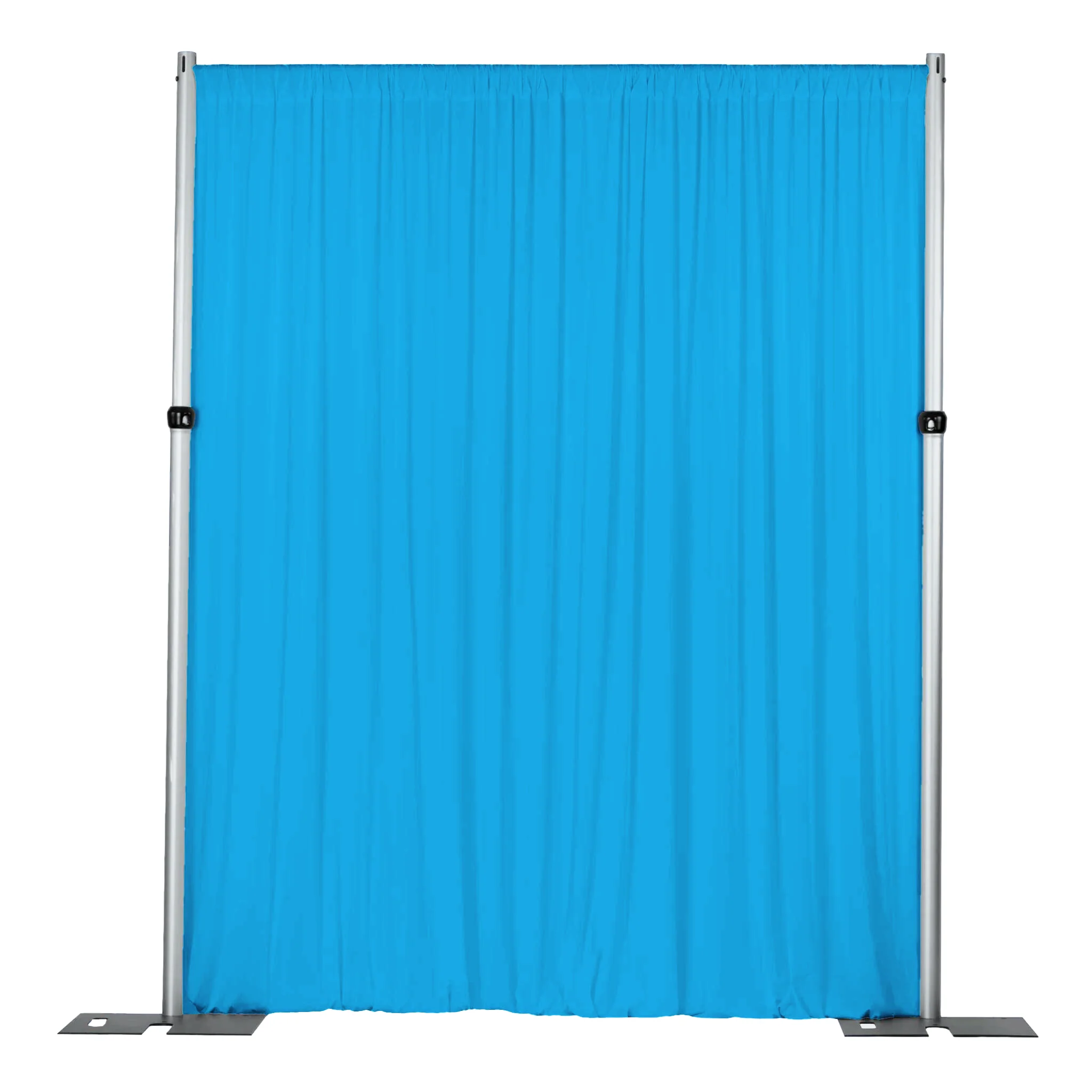 Spandex 4-way Stretch Backdrop Drape Curtain 16ft H x 60" W - Aqua Blue - Image 2
