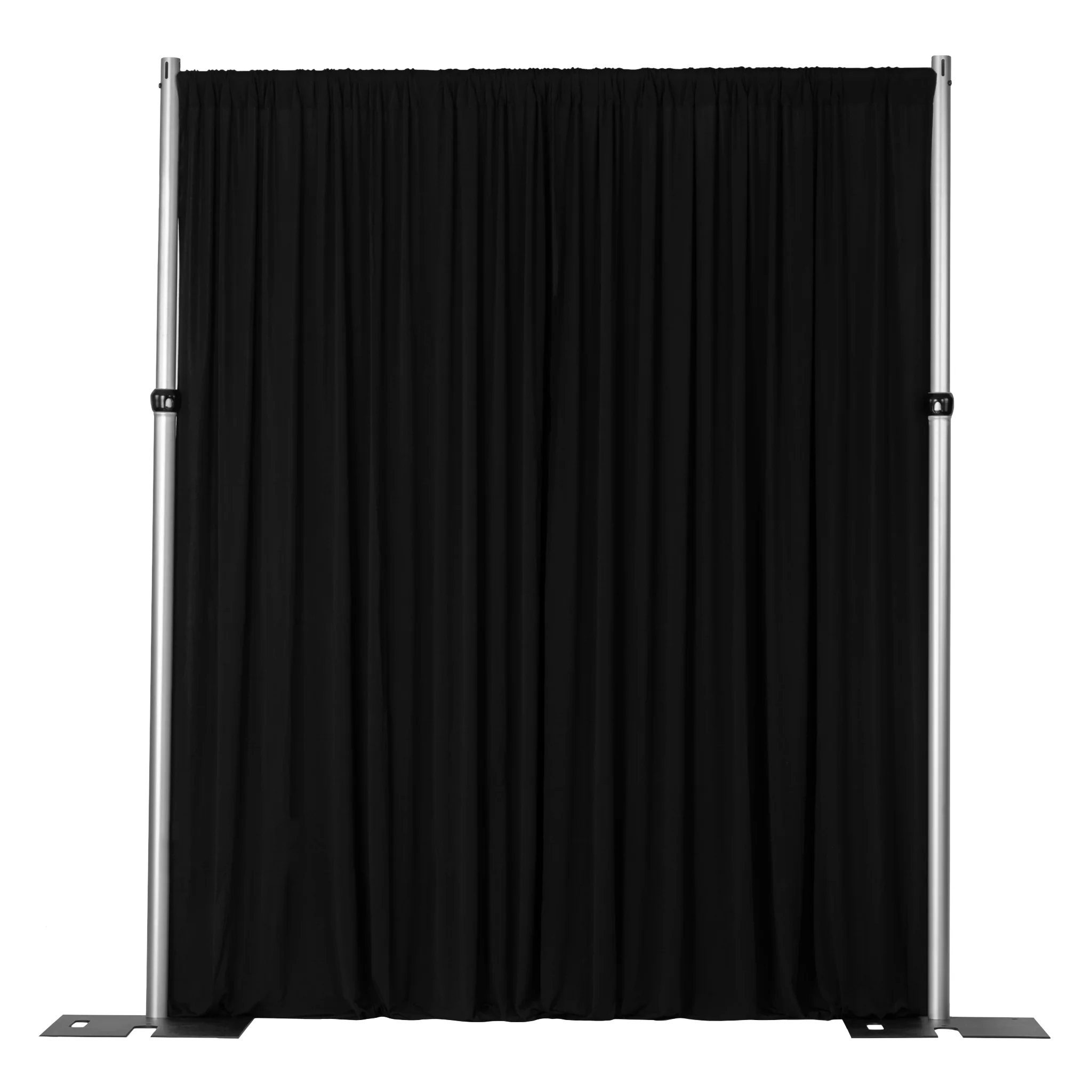 Spandex 4-way Stretch Backdrop Drape Curtain 16ft H x 60" W - Black - Image 3