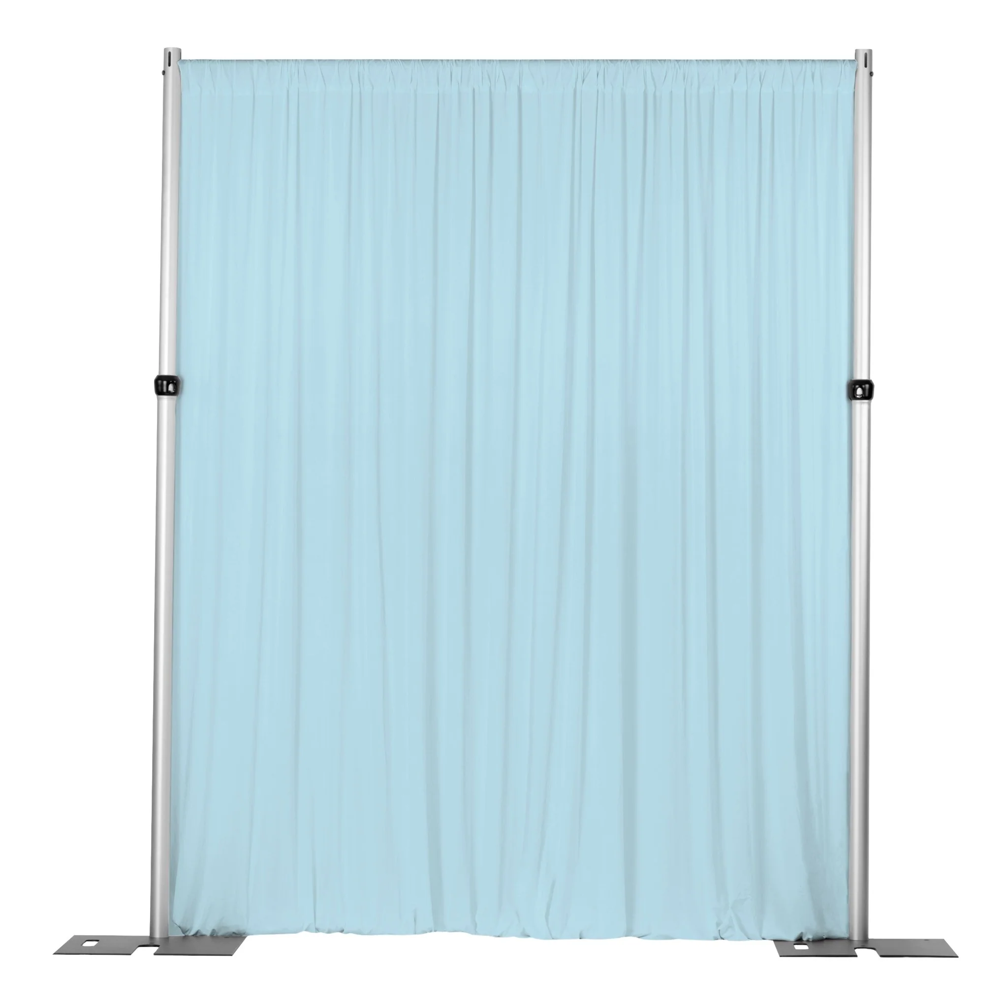 Spandex 4-way Stretch Backdrop Drape Curtain 18ft H x 60" W - Baby Blue - Image 3