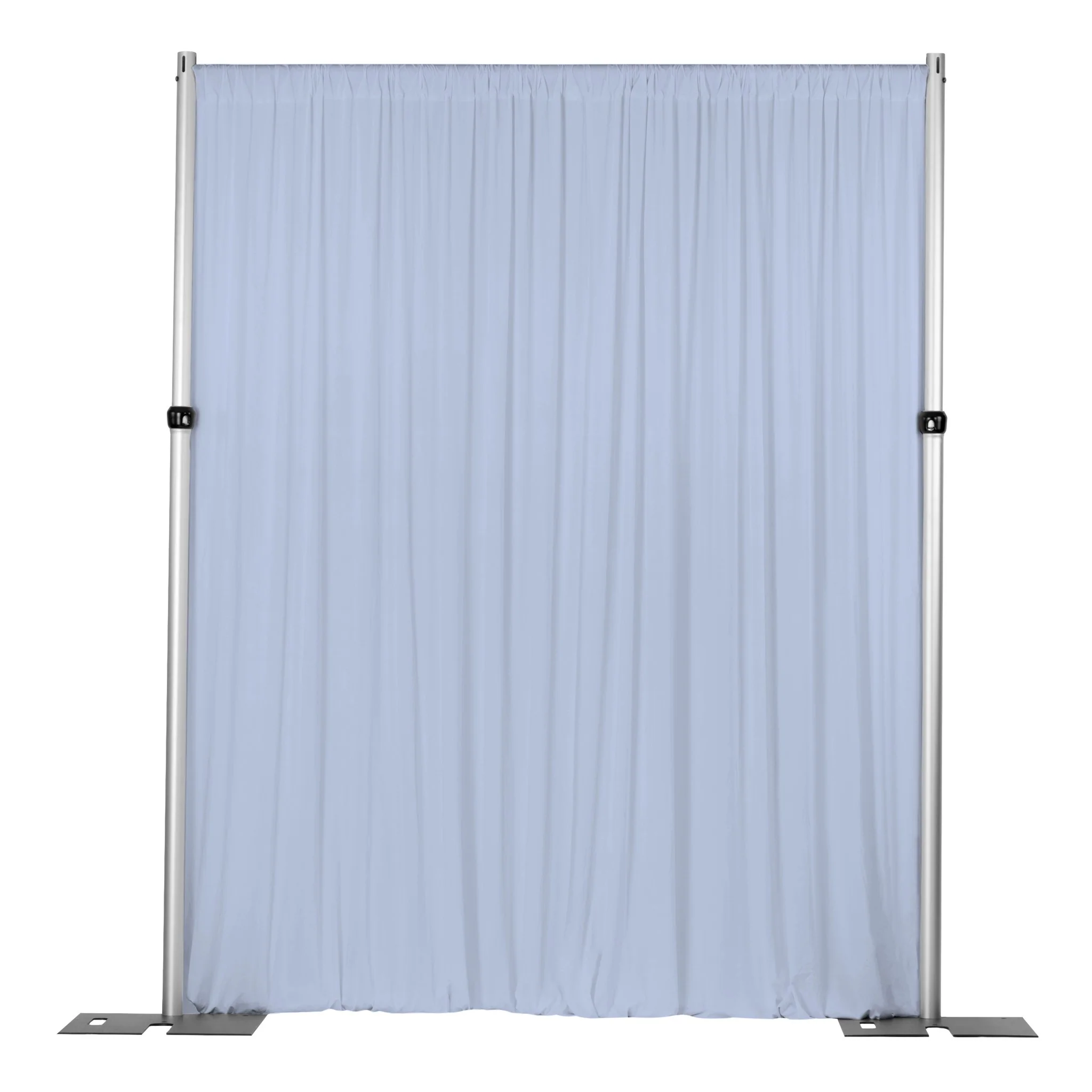 Spandex 4-way Stretch Backdrop Drape Curtain 18ft H x 60" W - Dusty Blue - Image 3