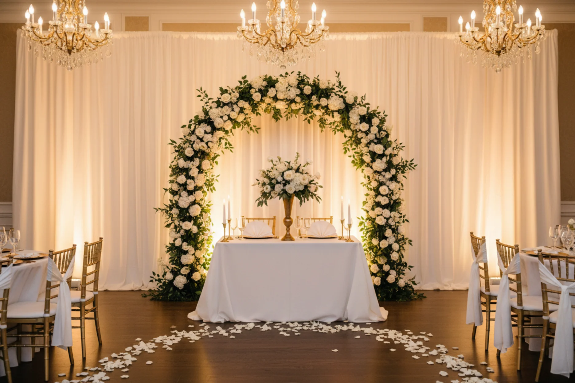 Spandex 4-way Stretch Backdrop Drape Curtain 20ft H x 60" W - Ivory - Image 4