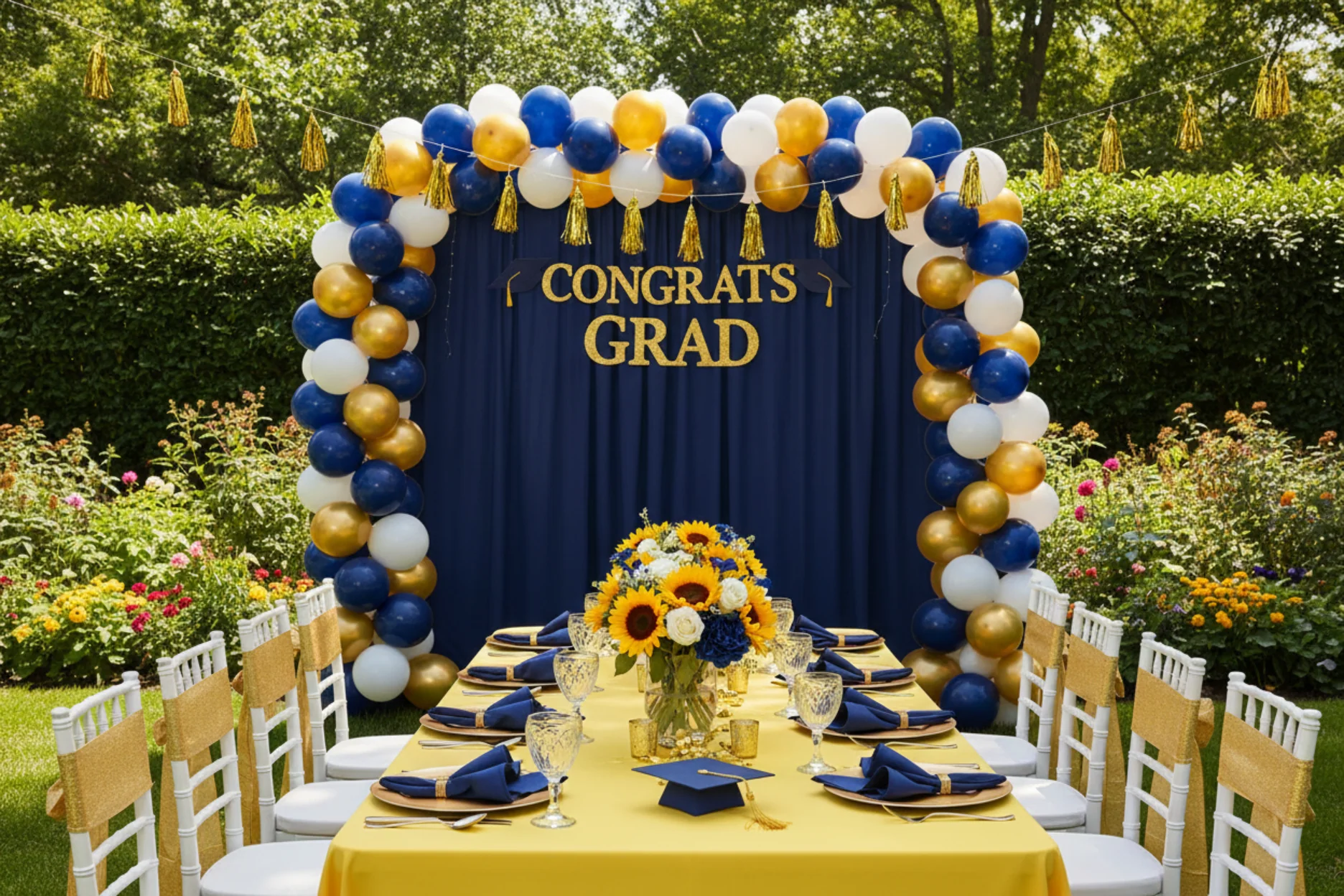 Spandex 4-way Stretch Backdrop Drape Curtain 20ft H x 60" W - Navy Blue - Image 4