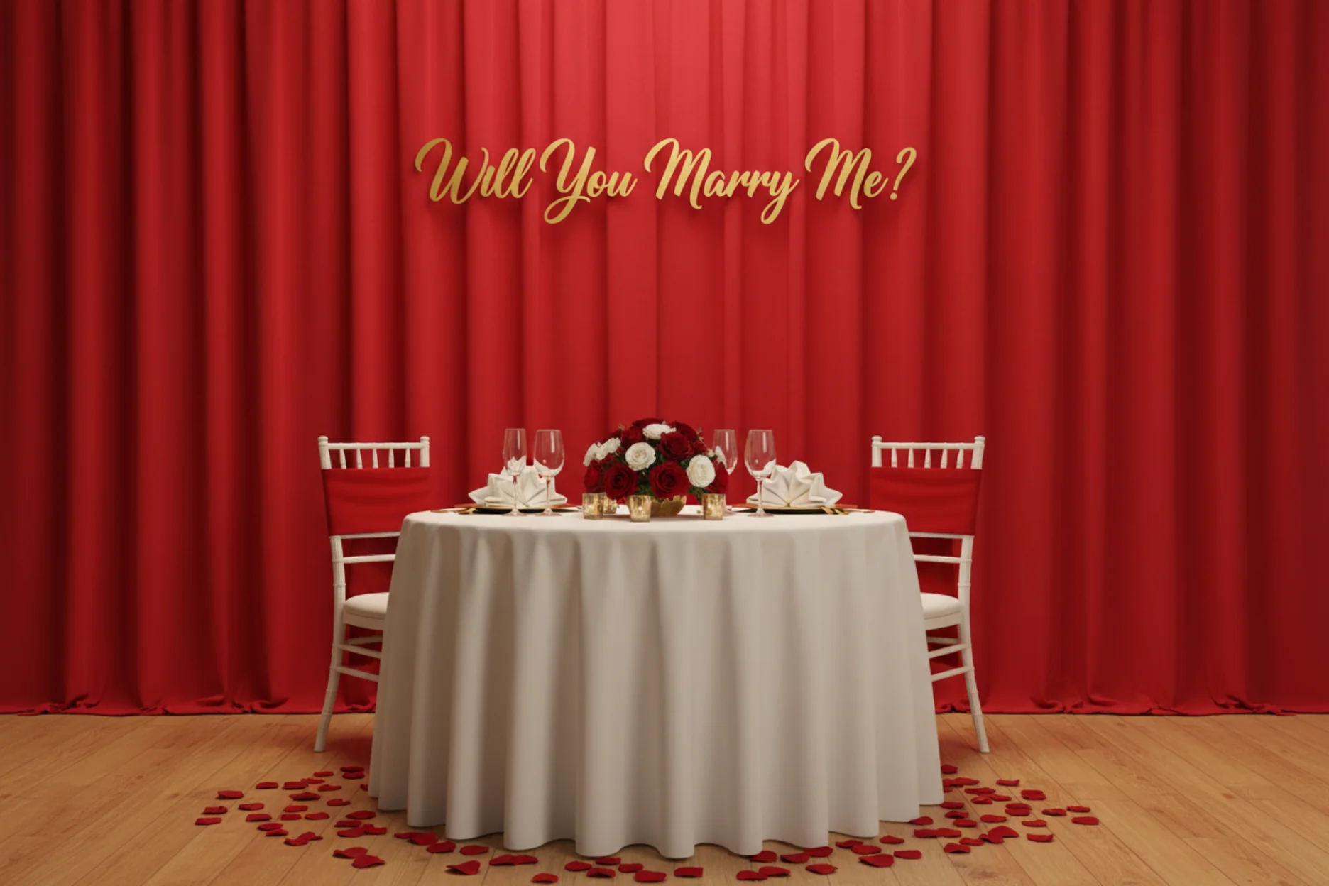 Spandex 4-way Stretch Backdrop Drape Curtain 20ft H x 60" W - Red - Image 5