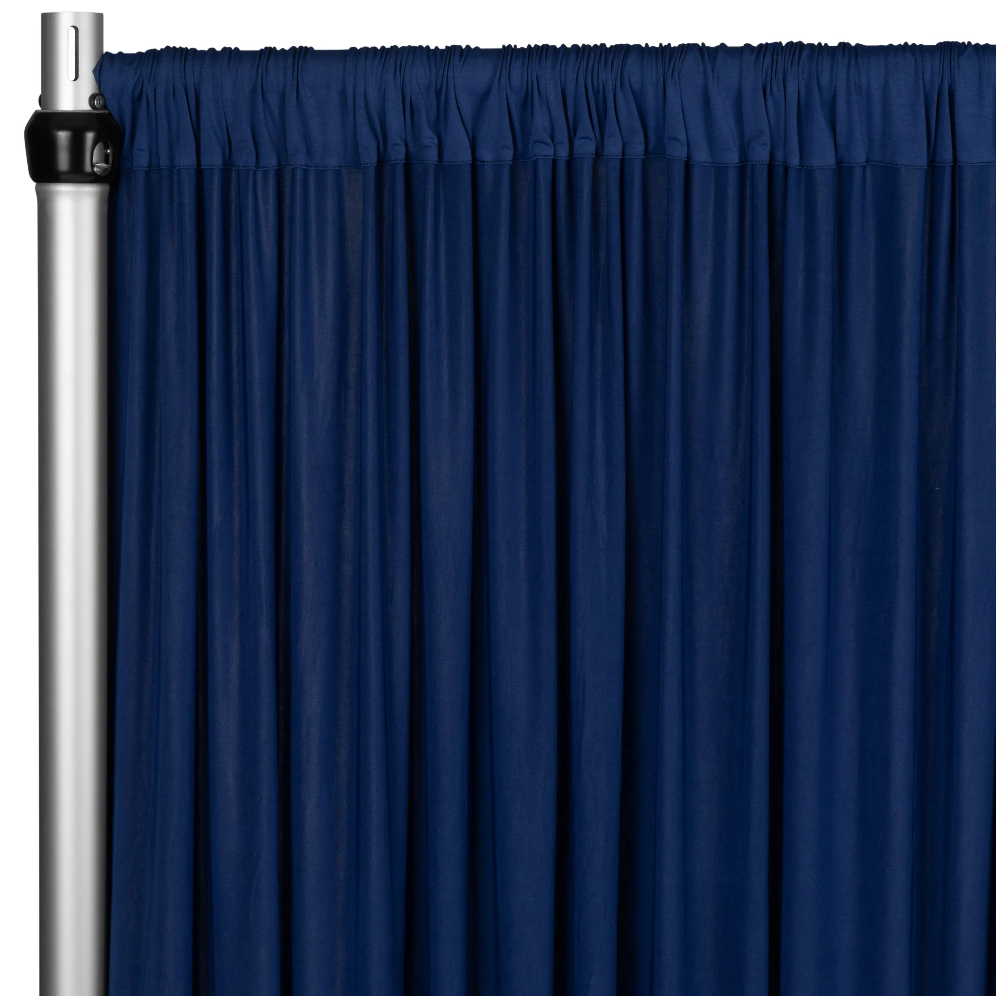 Spandex 4-way Stretch Drape Curtain 8ft H x 60" W - Navy Blue