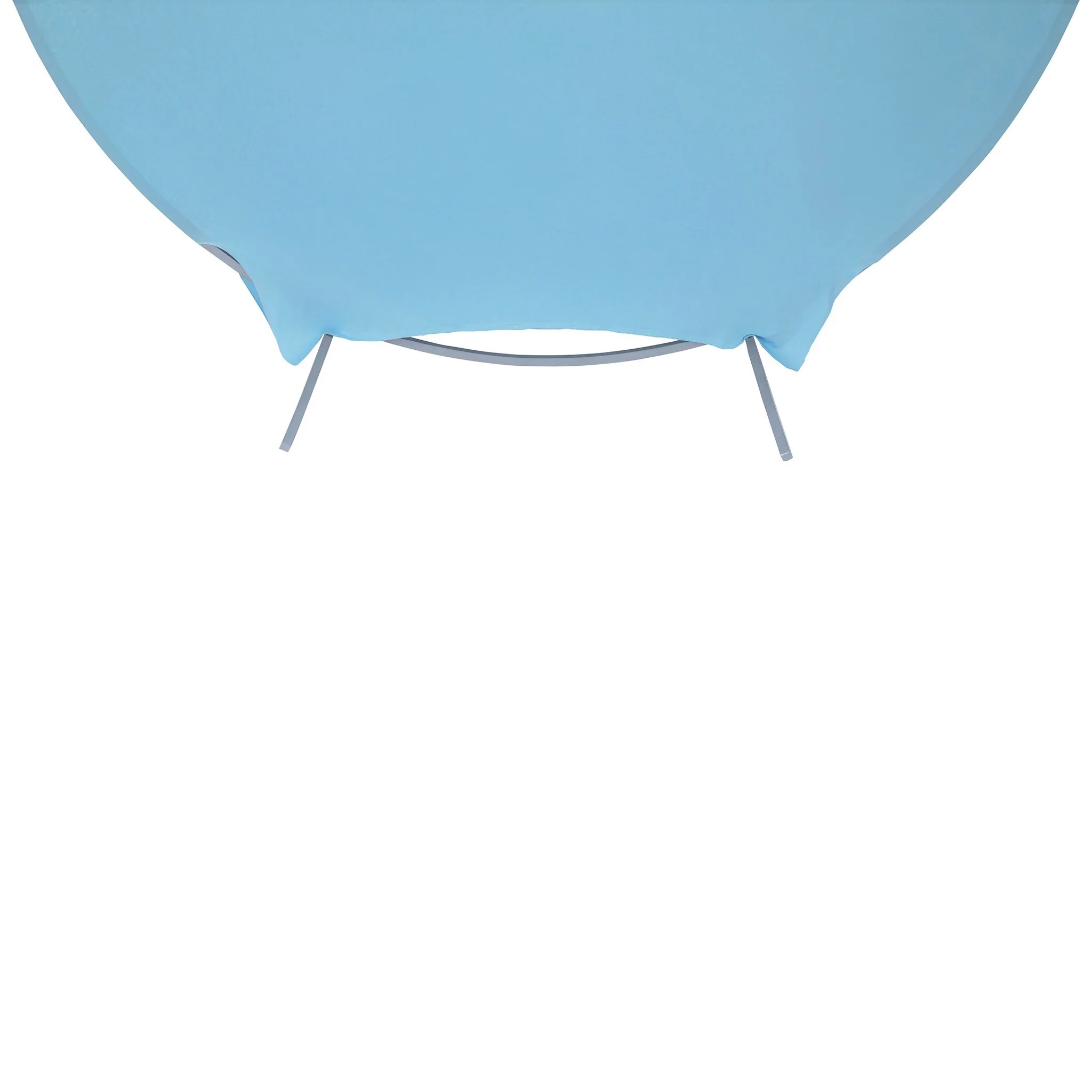 Spandex Arch Cover for Round 7.5 ft Wedding Arch Stand  - Baby Blue - Image 2
