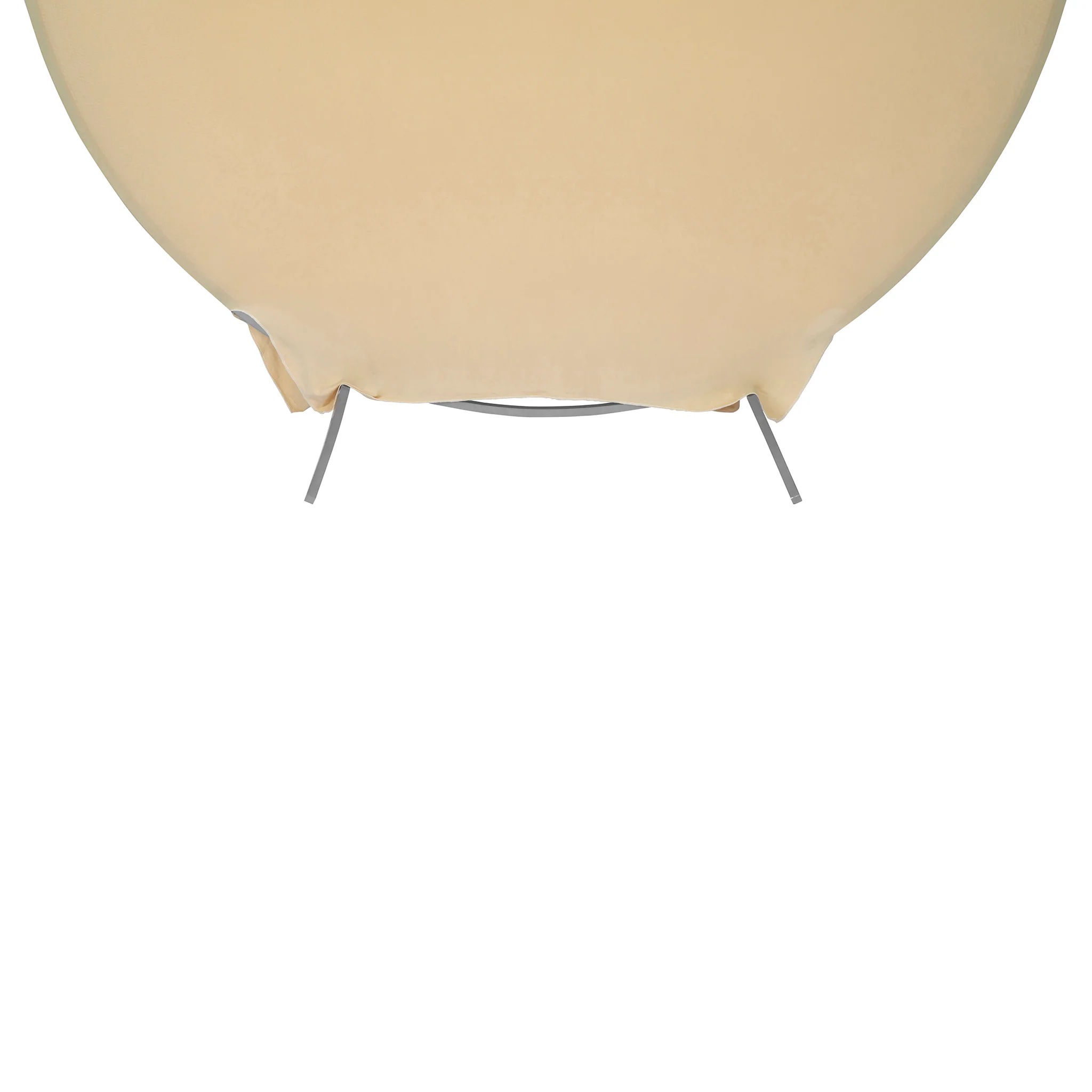 Spandex Arch Cover for Round 7.5 ft Wedding Arch Stand - Champagne - Image 3