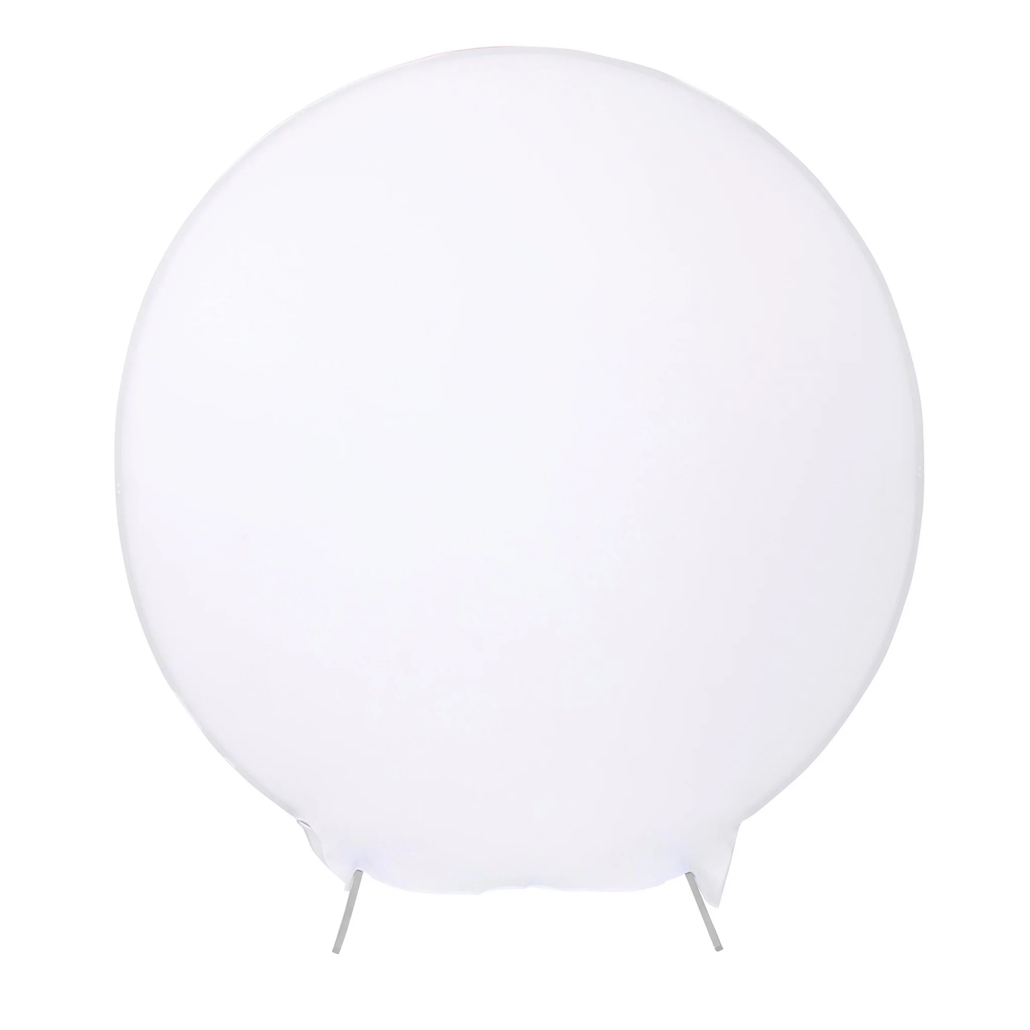 Spandex Arch Cover for Round 7.5 ft Wedding Arch Stand - White