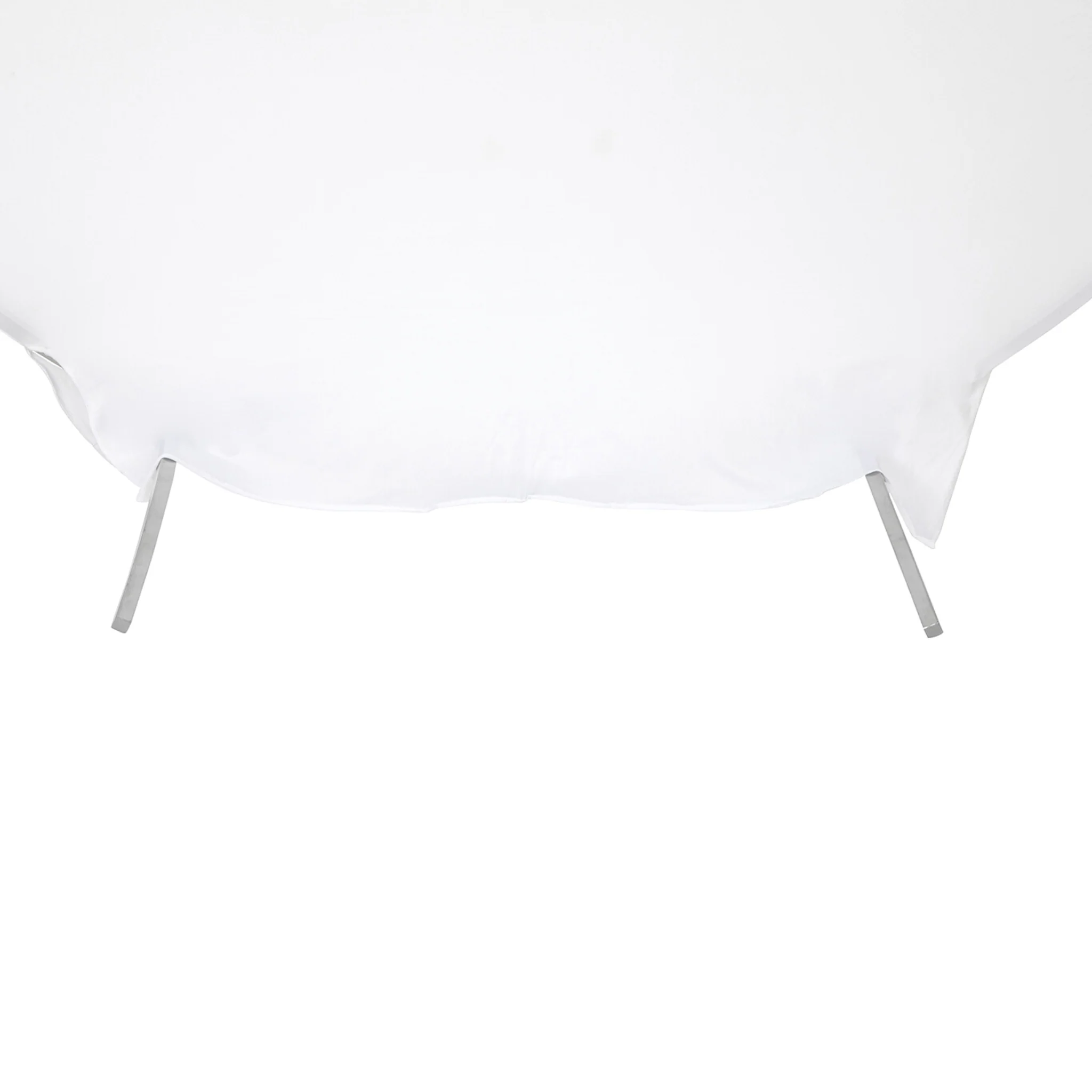 Spandex Arch Cover for Round 7.5 ft Wedding Arch Stand - White - Image 2