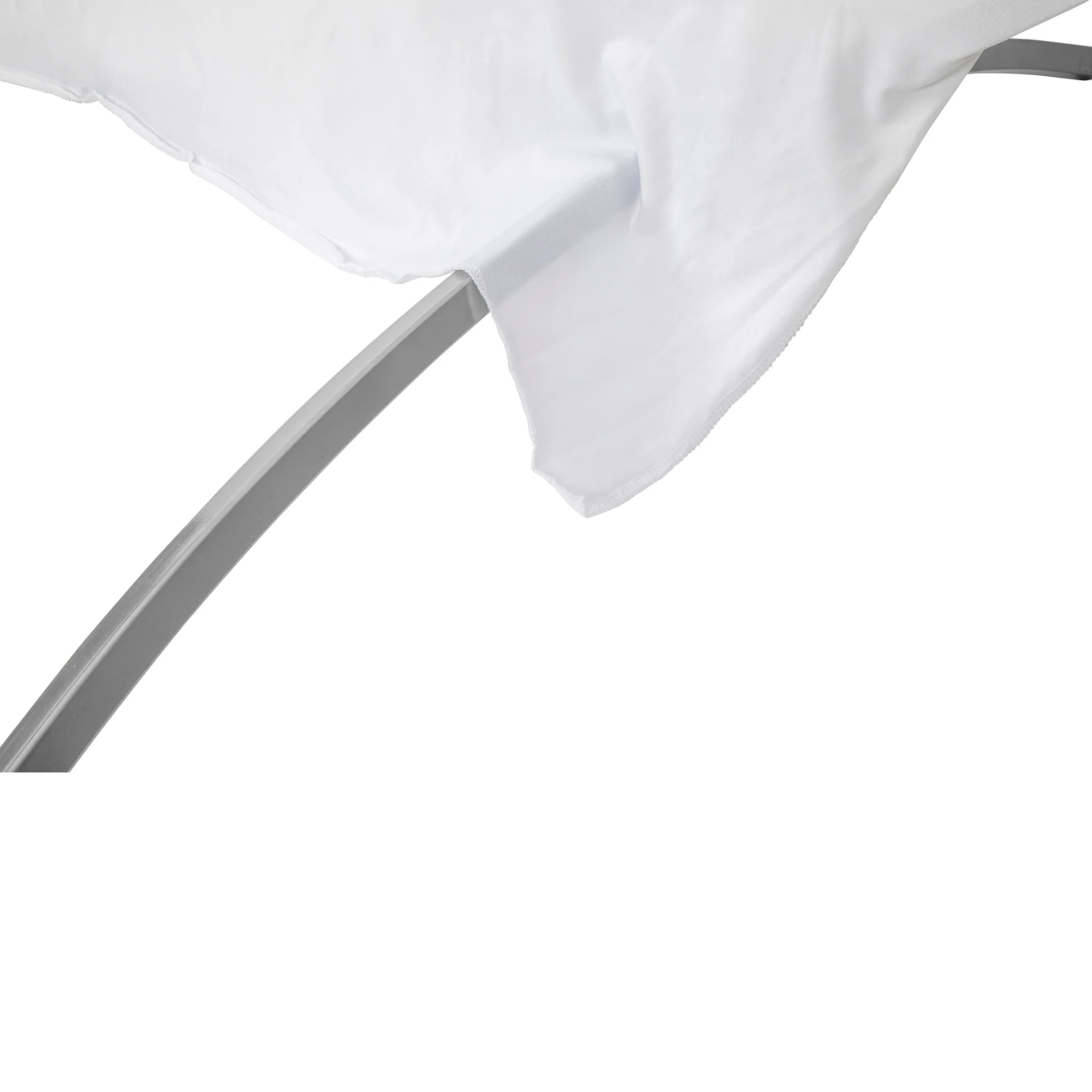 Spandex Arch Cover for Round 7.5 ft Wedding Arch Stand - White - Image 3