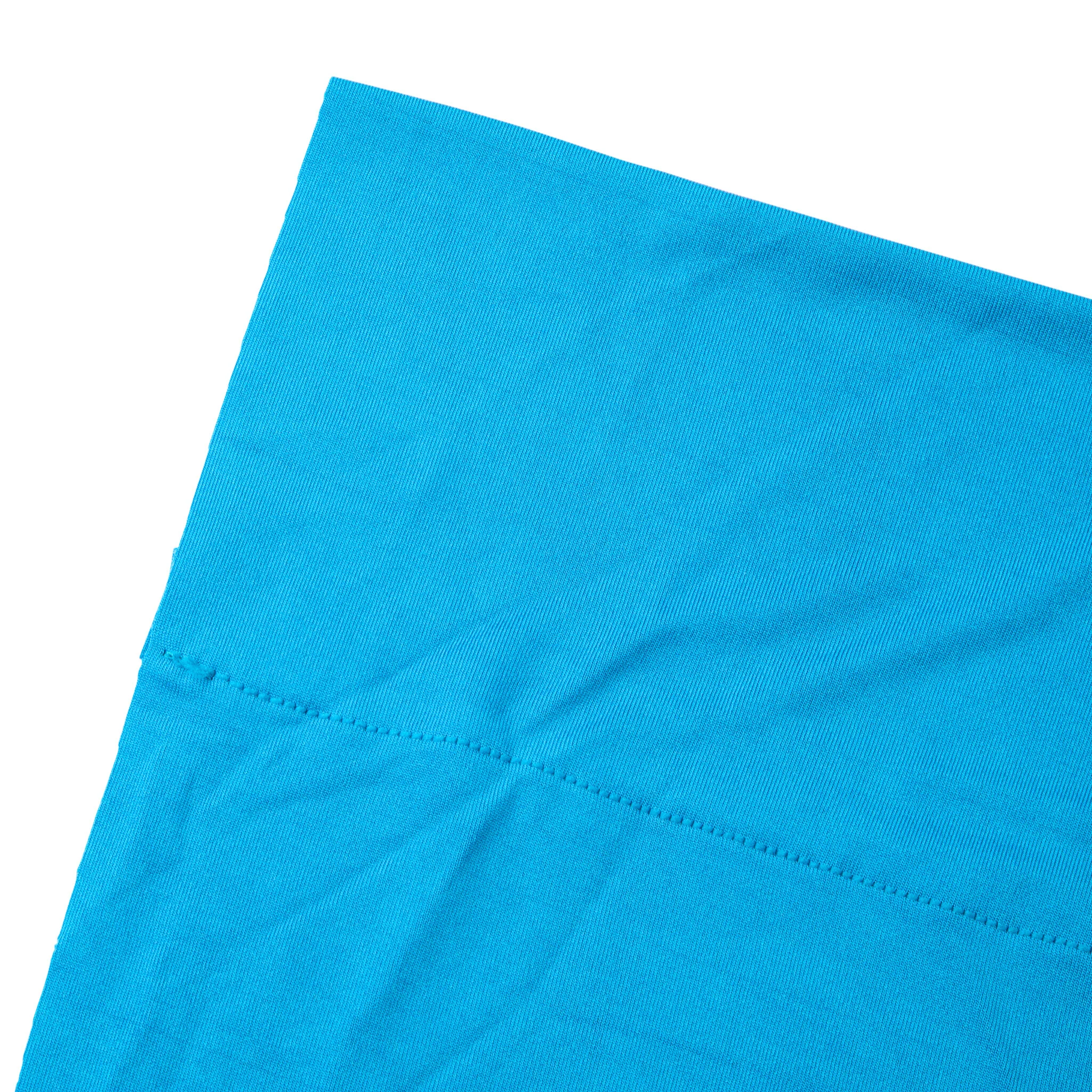 Spandex 4-way Stretch Backdrop Drape Curtain 14ft H x 60" W - Aqua Blue - Image 2