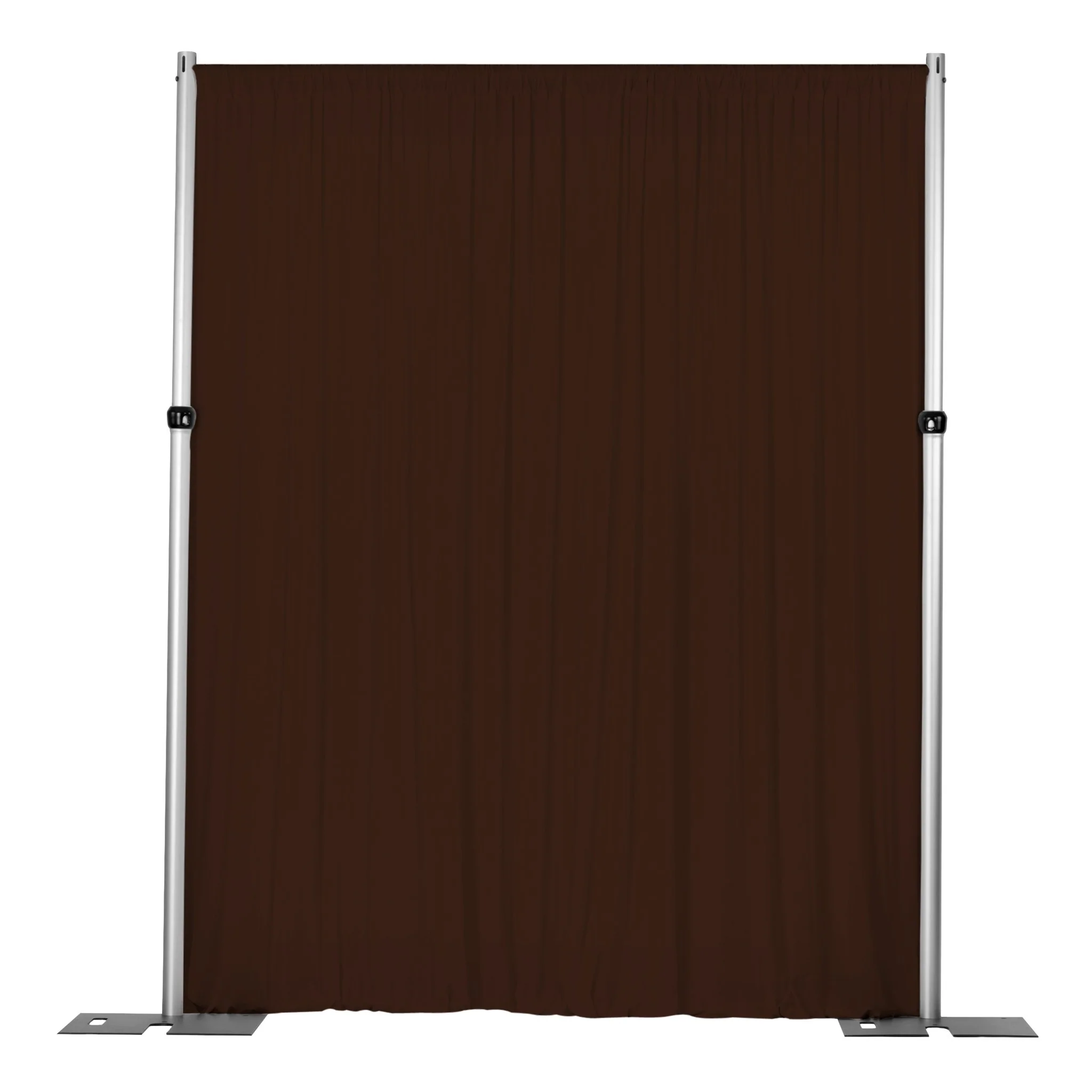 Spandex 4-way Stretch Backdrop Drape Curtain 14ft H x 60" W - Chocolate - Image 5