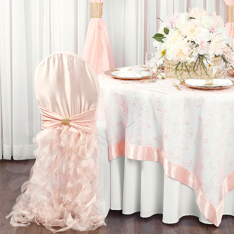 Spandex Chair Band - Blush/Rose Gold - Image 2