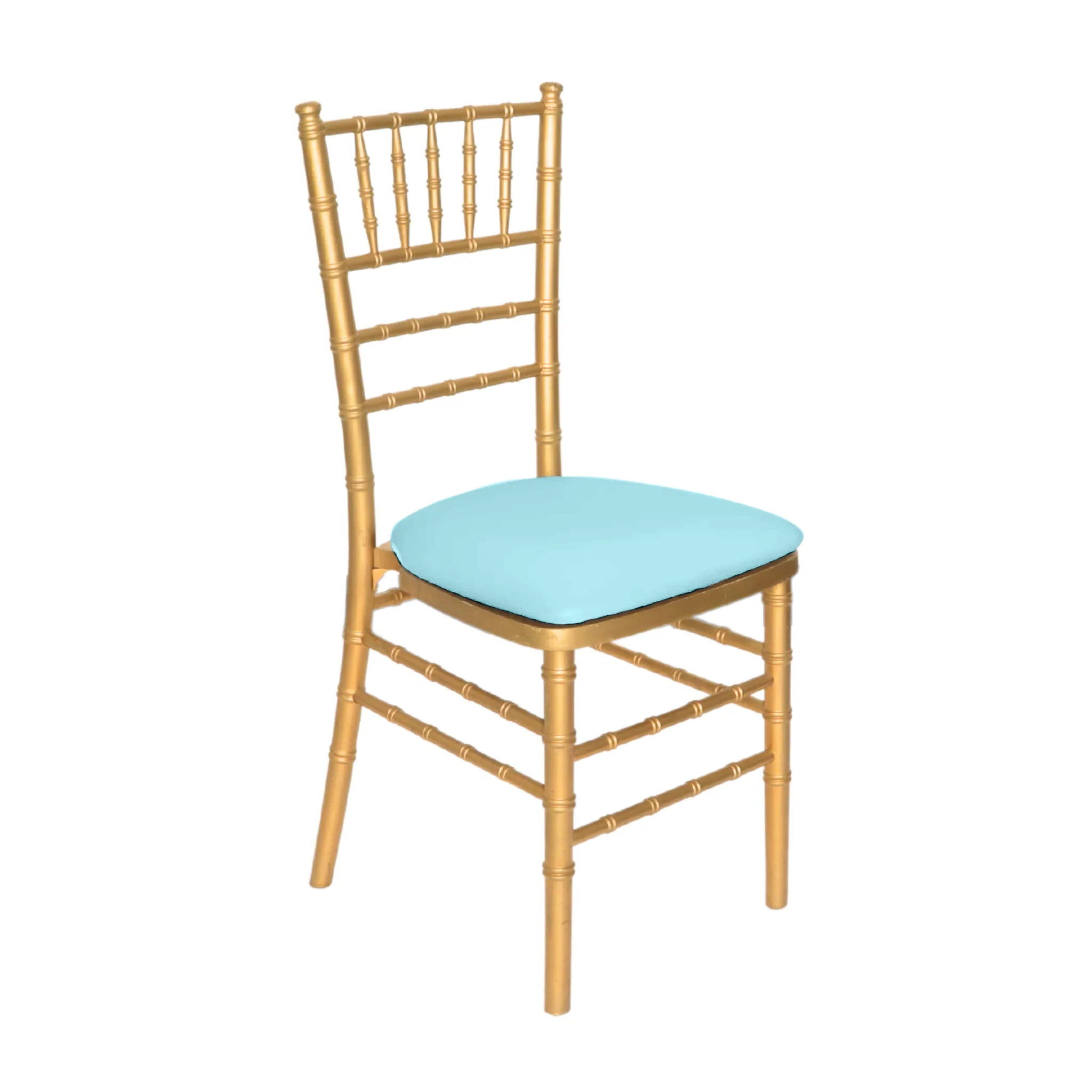 5 pcs/pk Spandex Chiavari Seat Pad Cover - Baby Blue