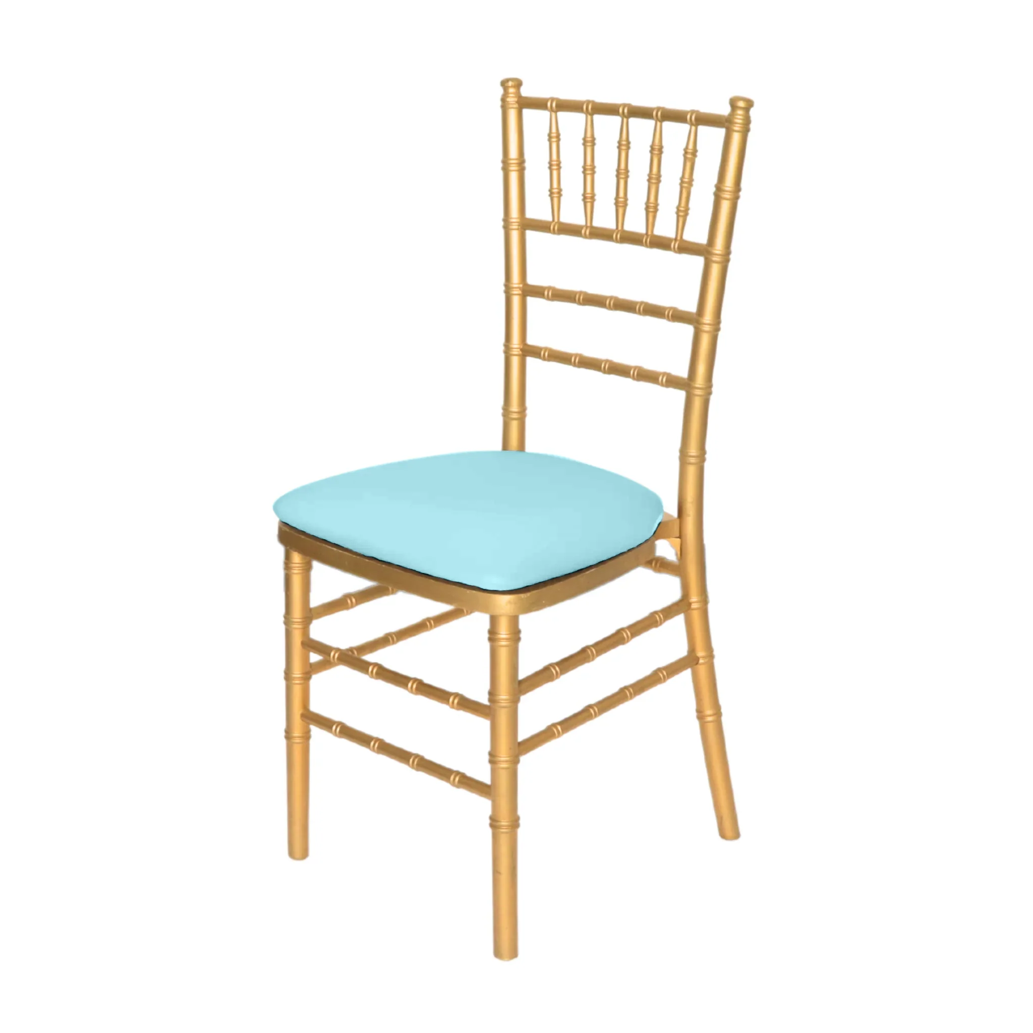 5 pcs/pk Spandex Chiavari Seat Pad Cover - Baby Blue - Image 2