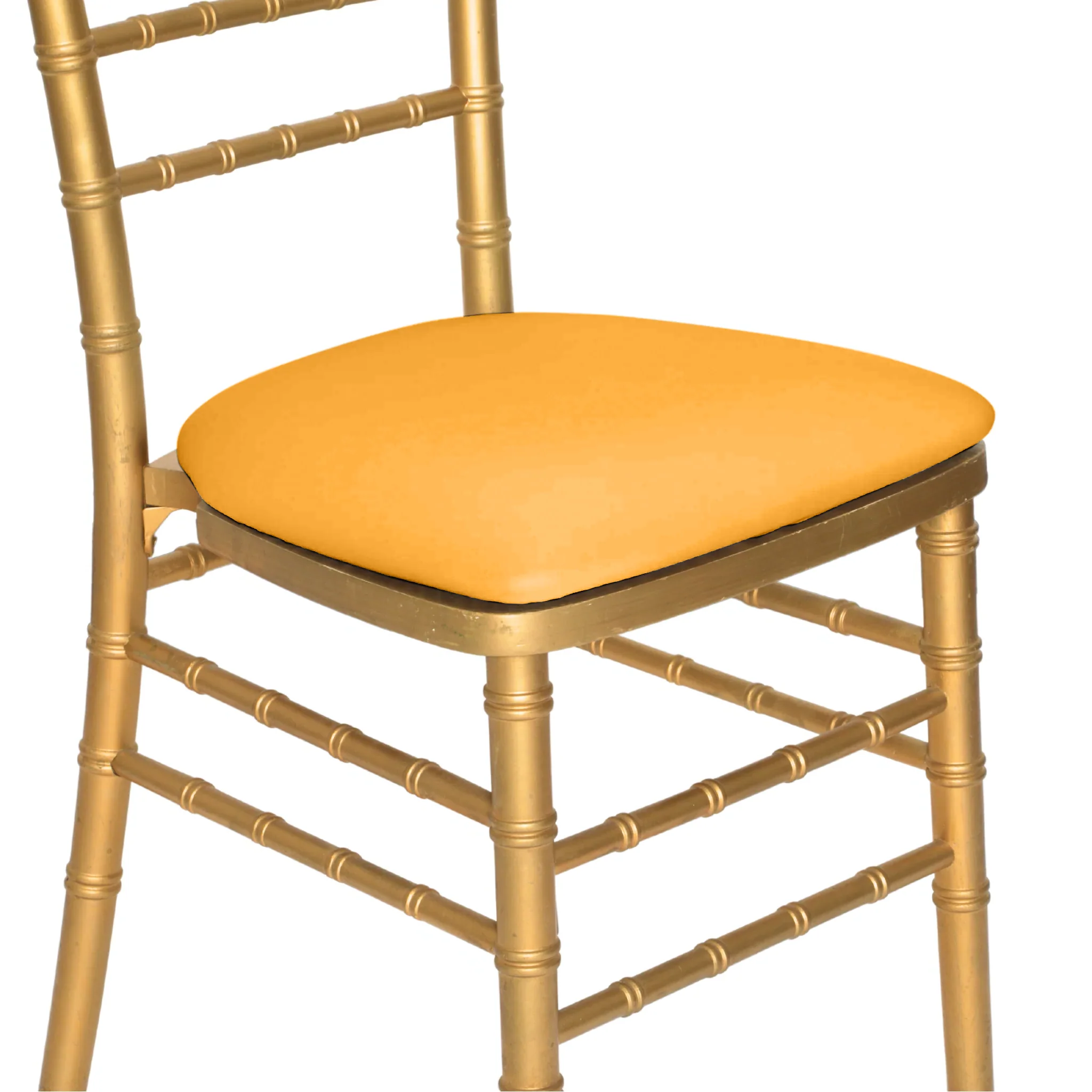 5 pcs/pk Spandex Chiavari Seat Pad Cover - Canary Yellow - Image 5