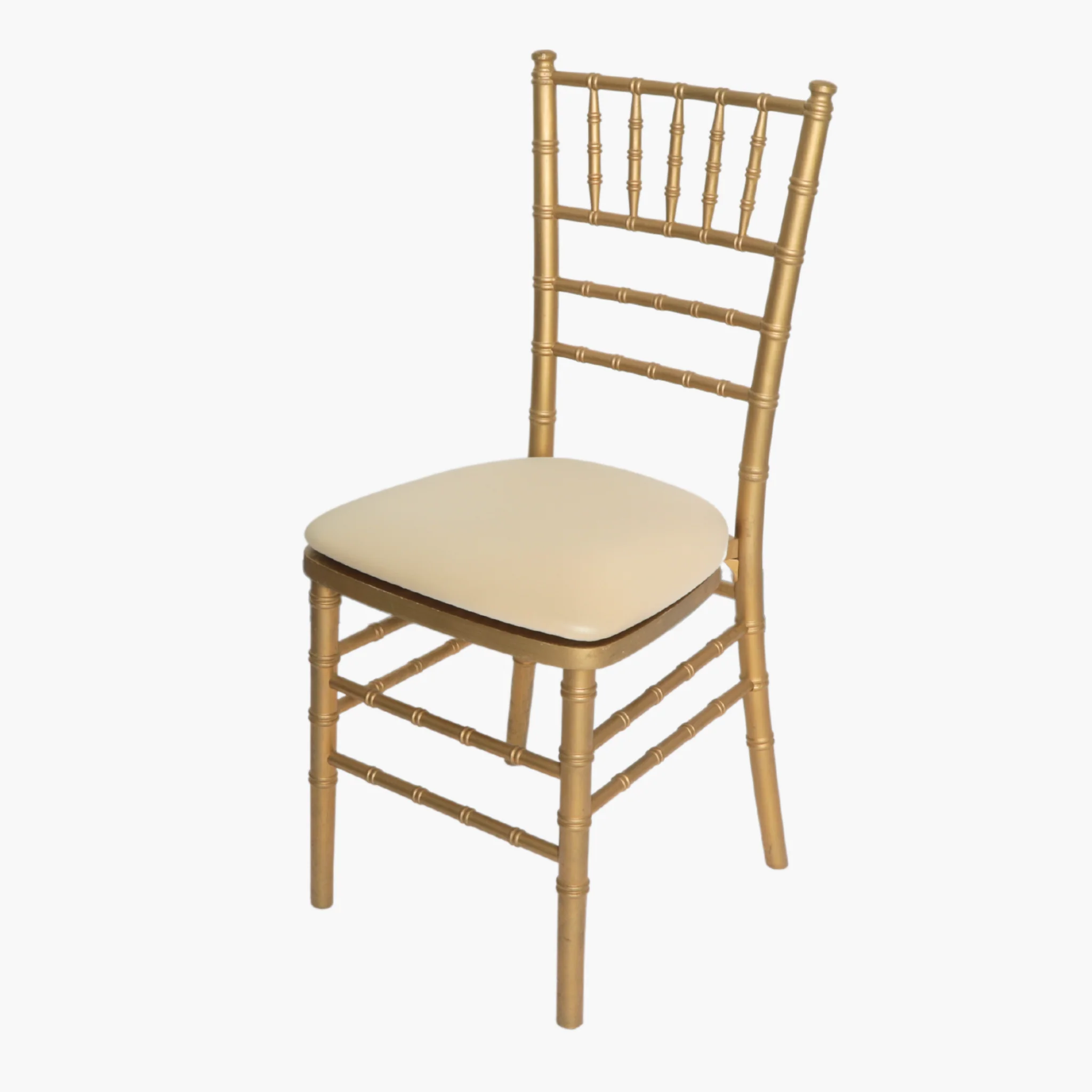 5 pcs/pk Spandex Chiavari Seat Pad Cover - Champagne - Image 2
