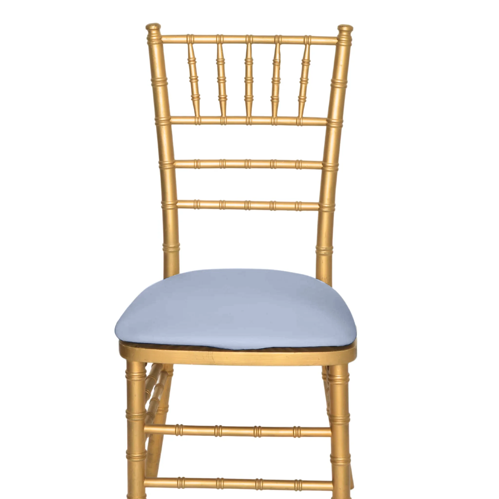 5 pcs/pk Spandex Chiavari Seat Pad Cover - Dusty Blue - Image 5