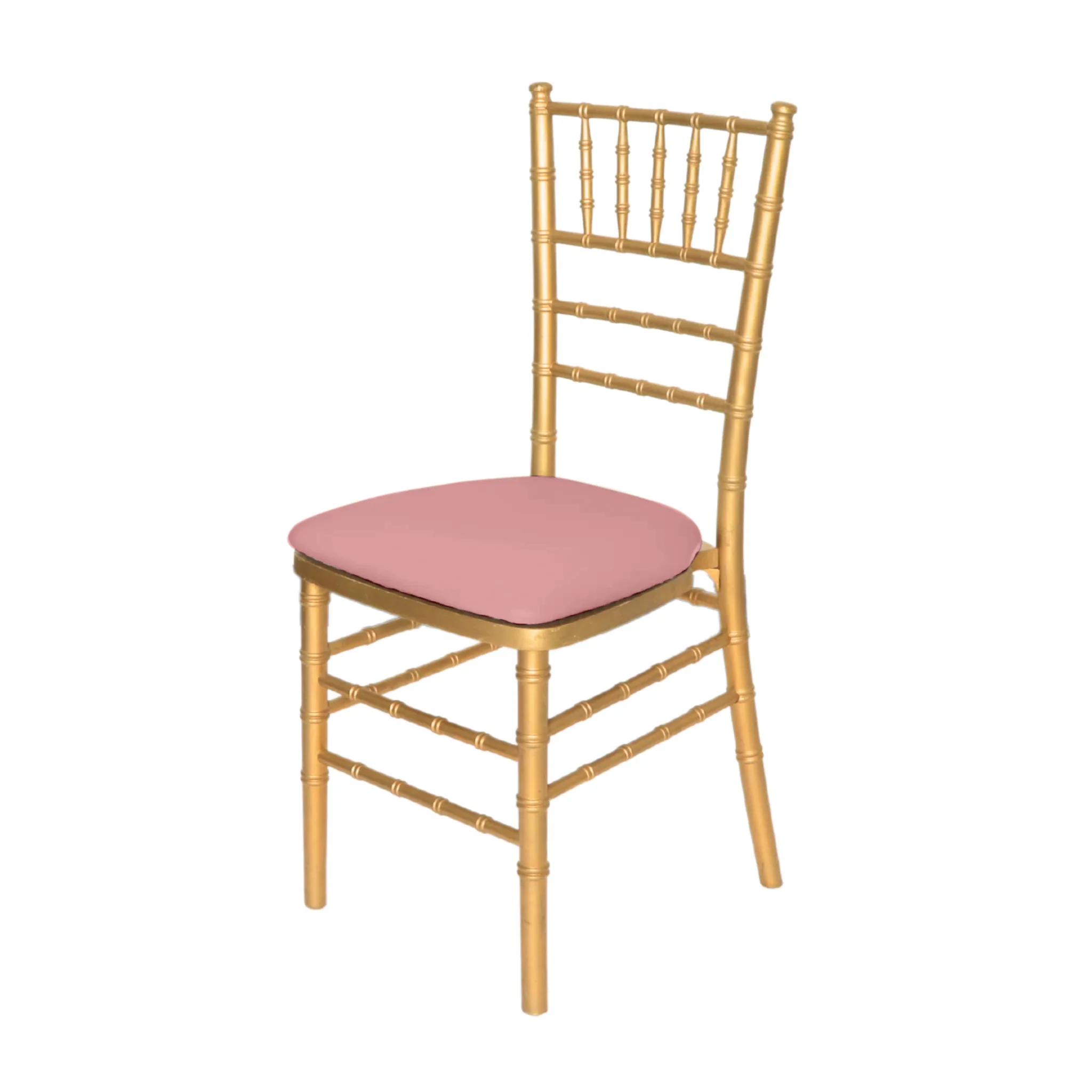 5 pcs/pk Spandex Chiavari Seat Pad Cover - Dusty Rose/Mauve - Image 2