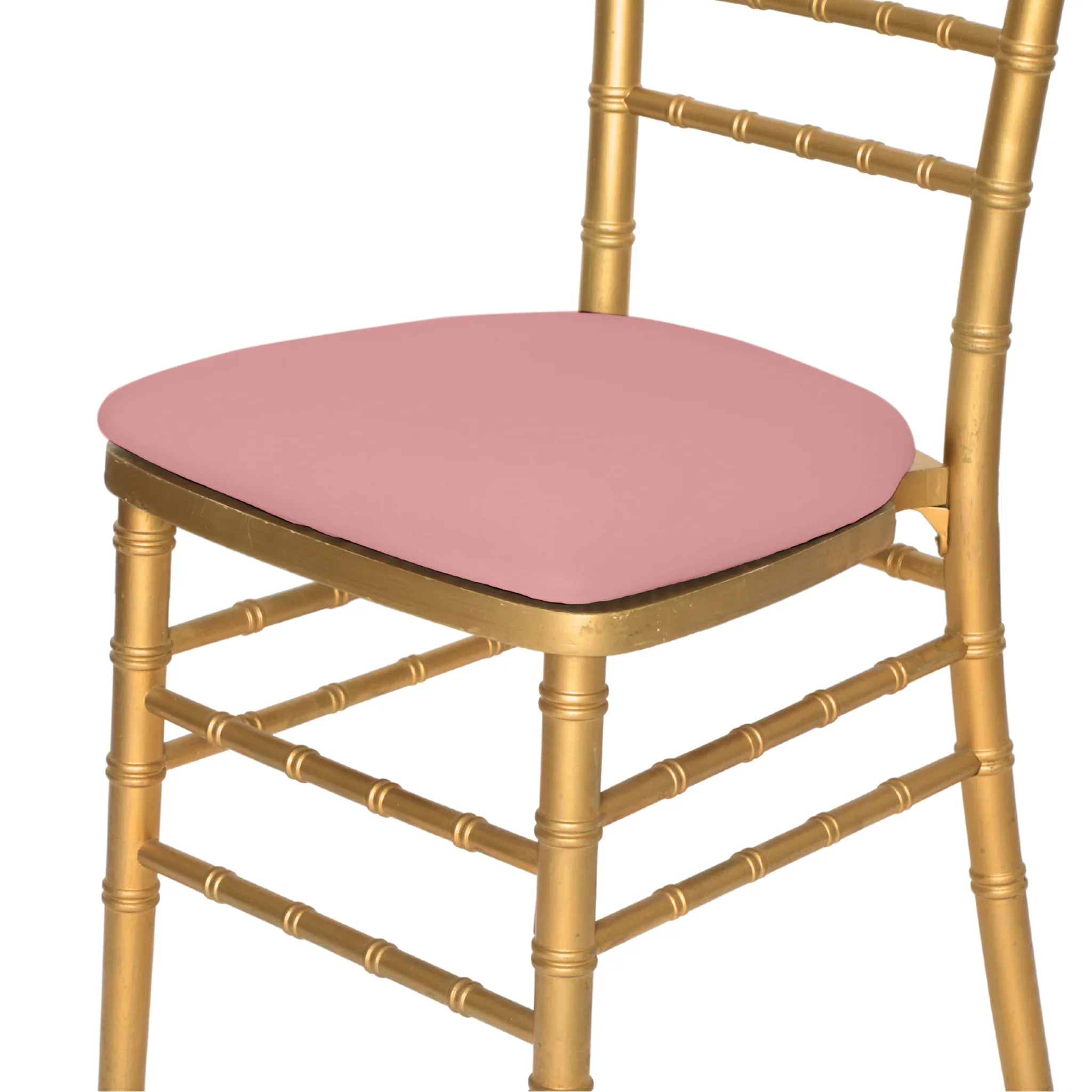 5 pcs/pk Spandex Chiavari Seat Pad Cover - Dusty Rose/Mauve - Image 5
