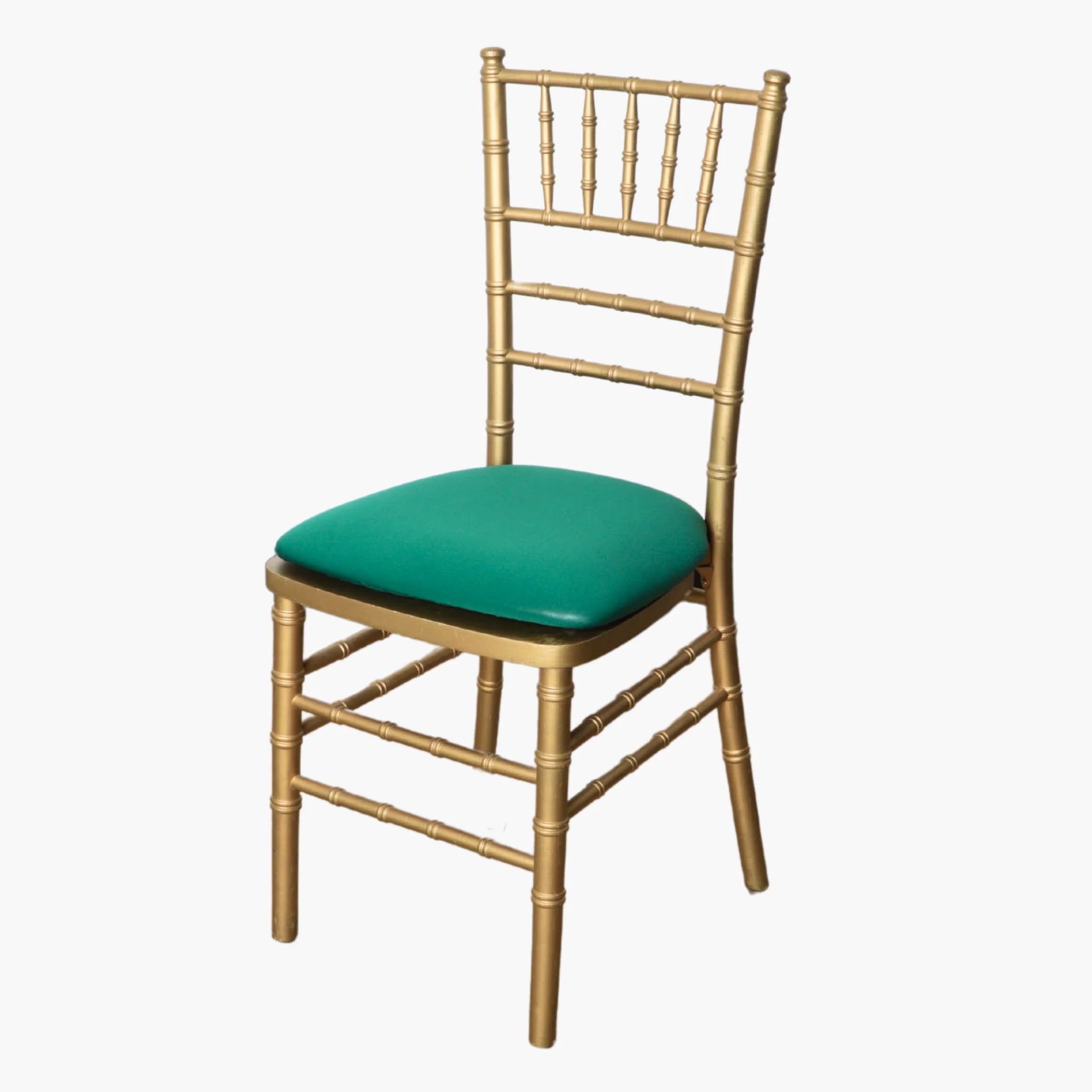 5 pcs/pk Spandex Chiavari Seat Pad Cover - Emerald Green - Image 2