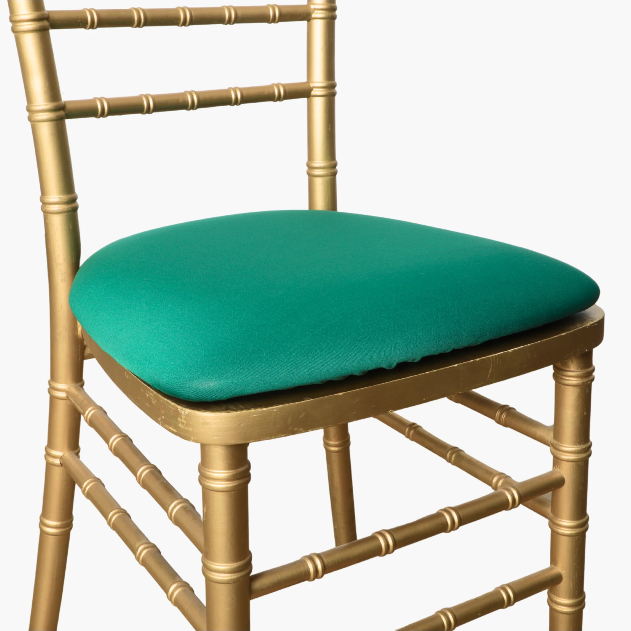 5 pcs/pk Spandex Chiavari Seat Pad Cover - Emerald Green - Image 5