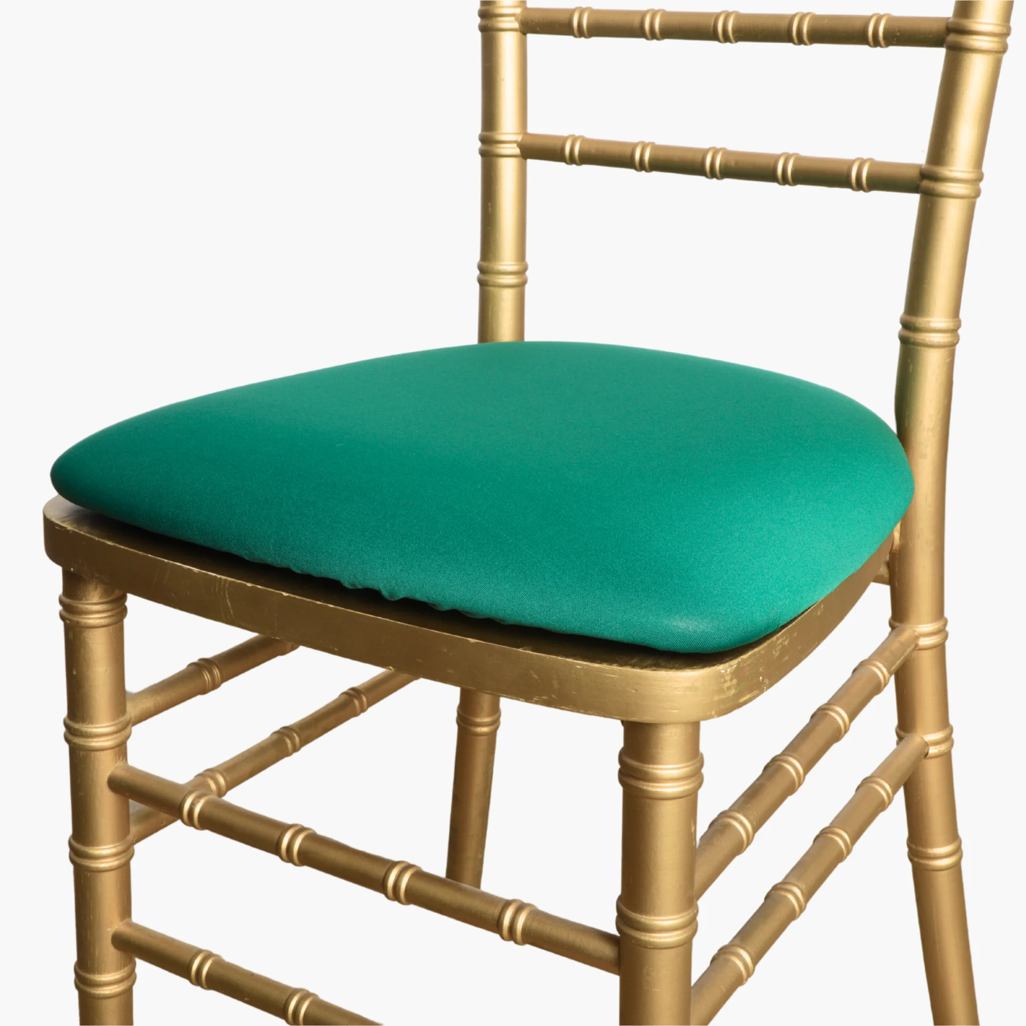 5 pcs/pk Spandex Chiavari Seat Pad Cover - Emerald Green - Image 6