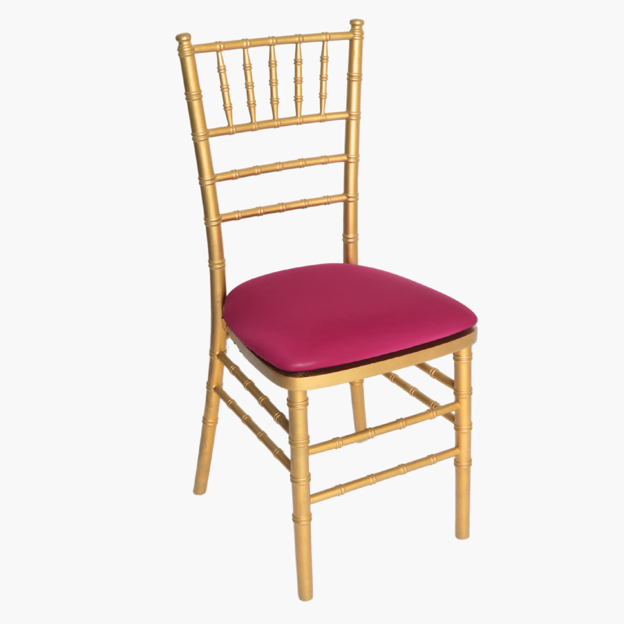 5 pcs/pk Spandex Chiavari Seat Pad Cover - Fuchsia - Image 7