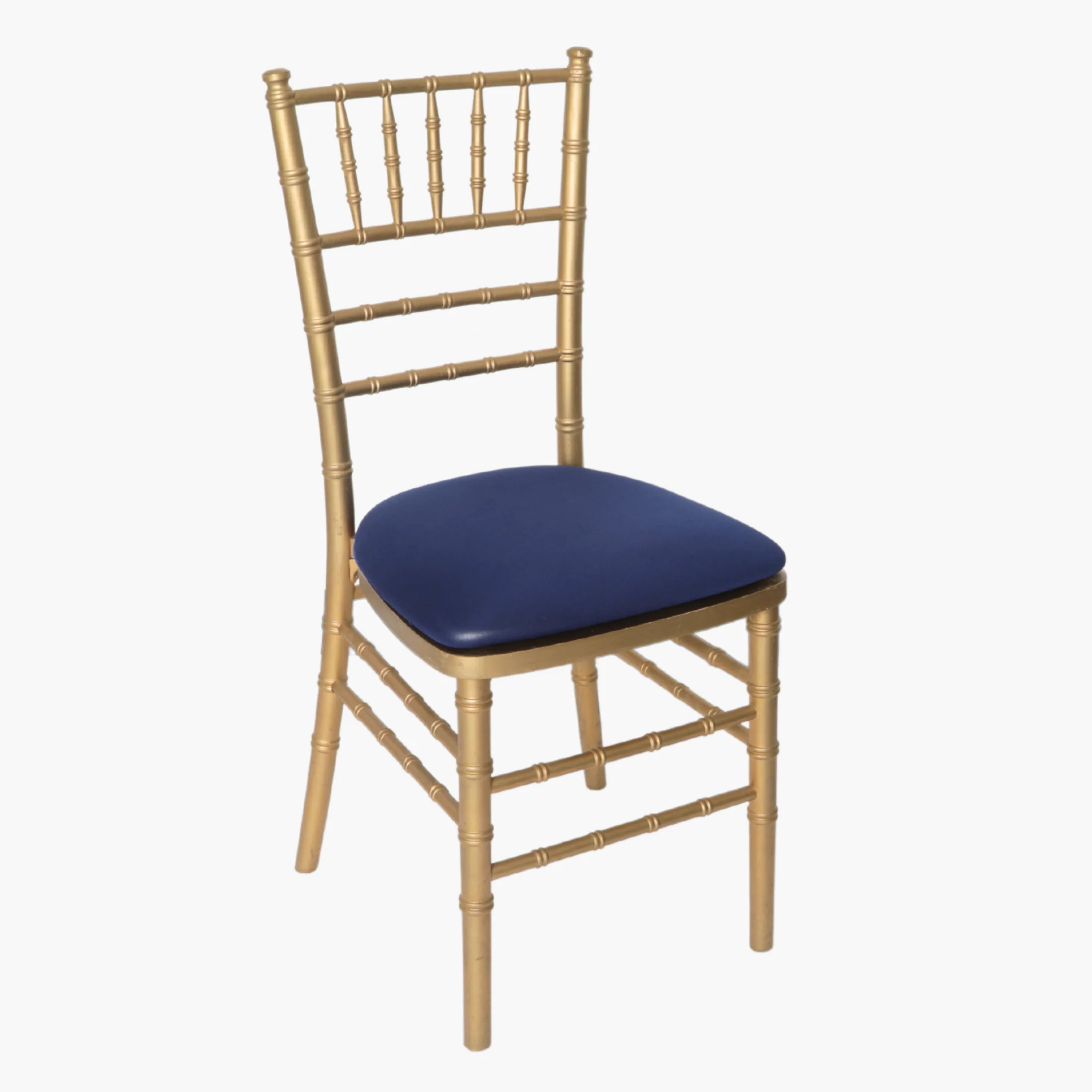 5 pcs/pk Spandex Chiavari Seat Pad Cover - Navy Blue
