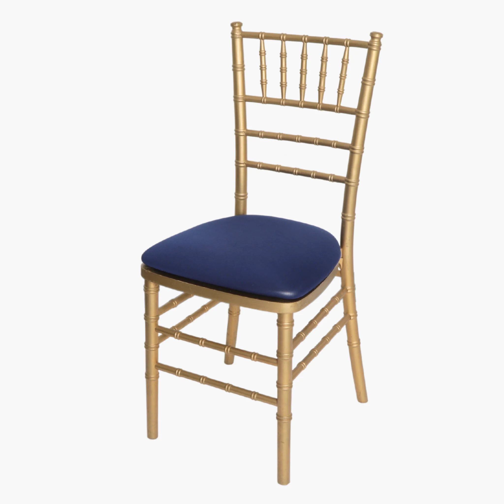 5 pcs/pk Spandex Chiavari Seat Pad Cover - Navy Blue - Image 2