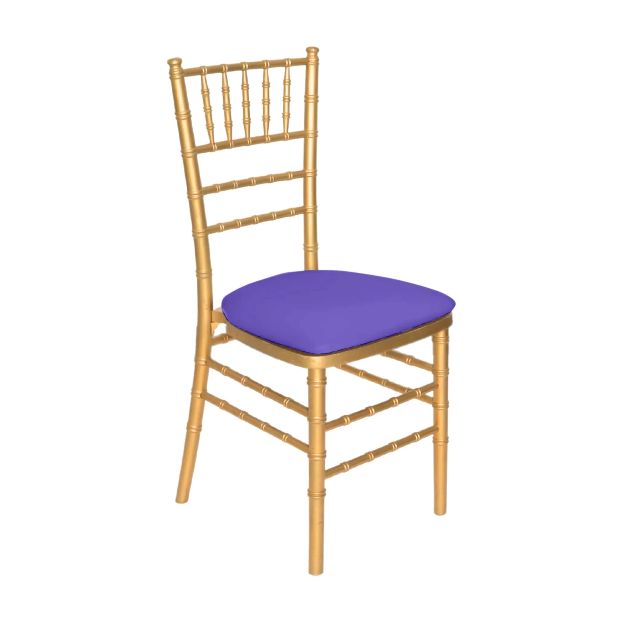 5 pcs/pk Spandex Chiavari Seat Pad Cover - Purple
